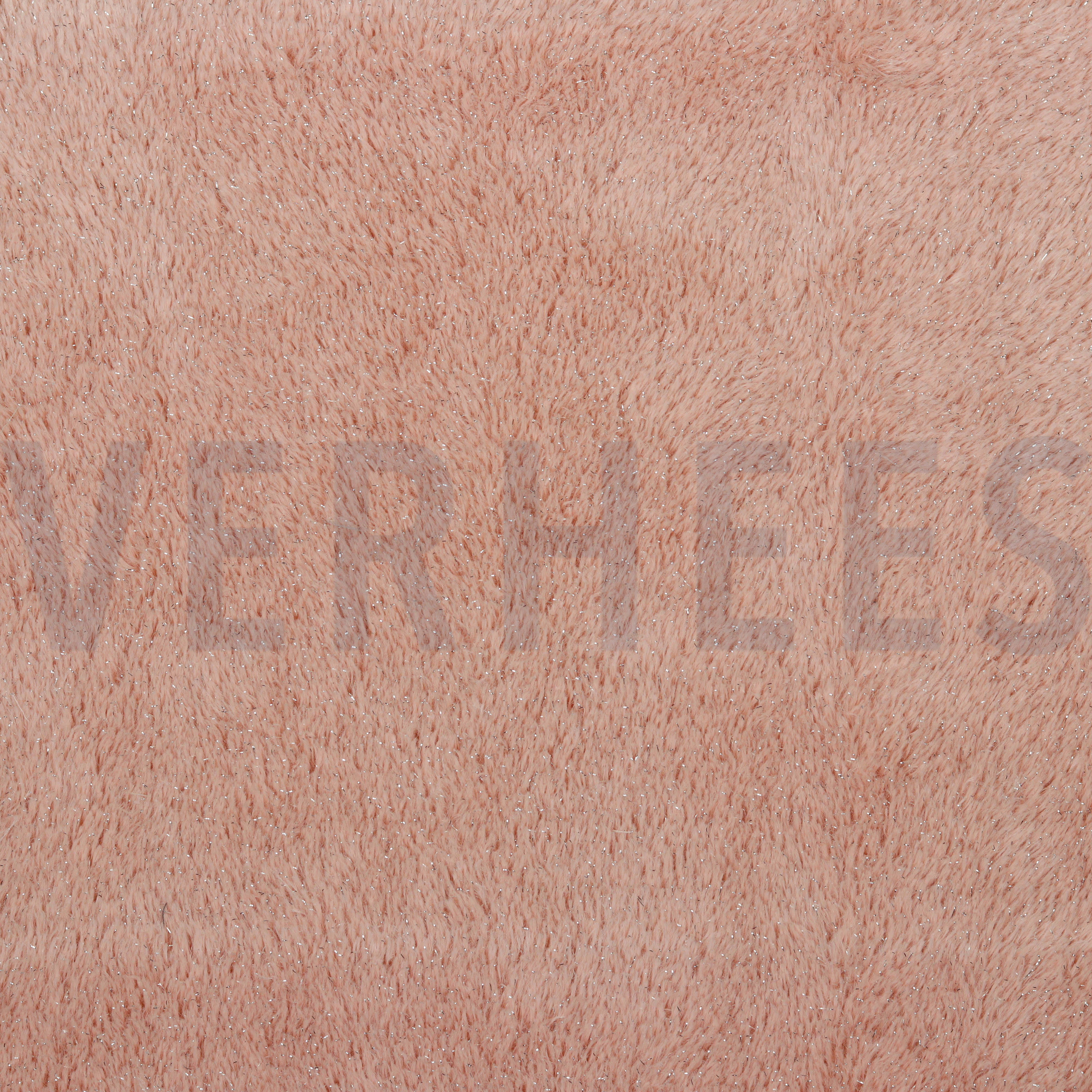 KUNSTPELZ MIT SILBER LUREX ROSÉ (high resolution)