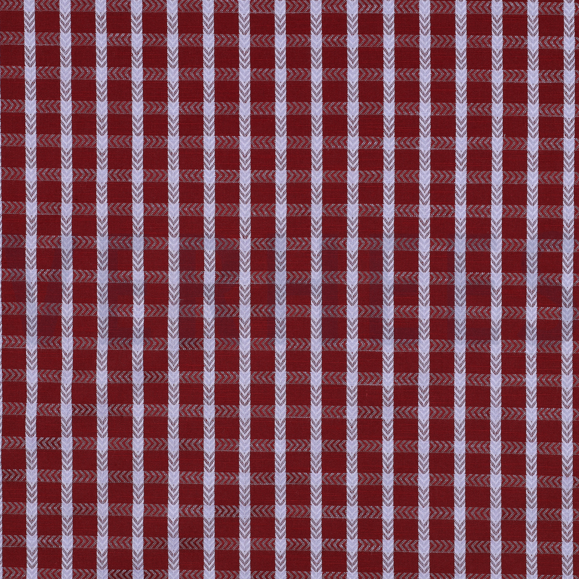 KATOENEN GARENGEVERFDE DOBBY BORDEAUXROOD (high resolution)
