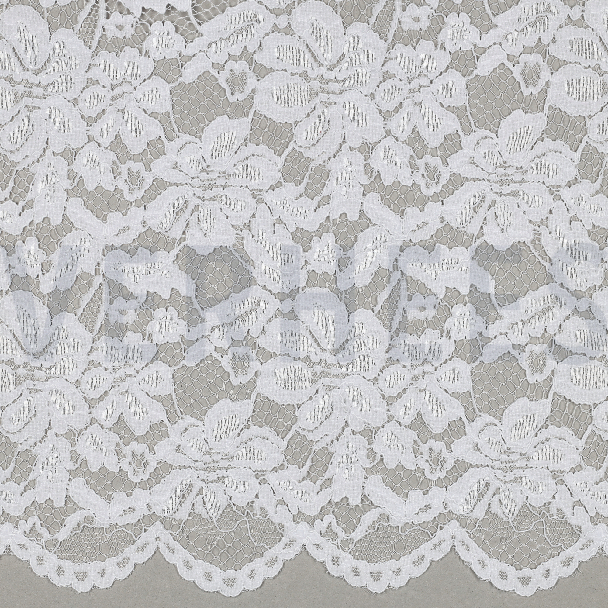 SPITZE ZWEISEITIGE BOGENKANTE CHENILLE OPTISCH WEISS (high resolution)