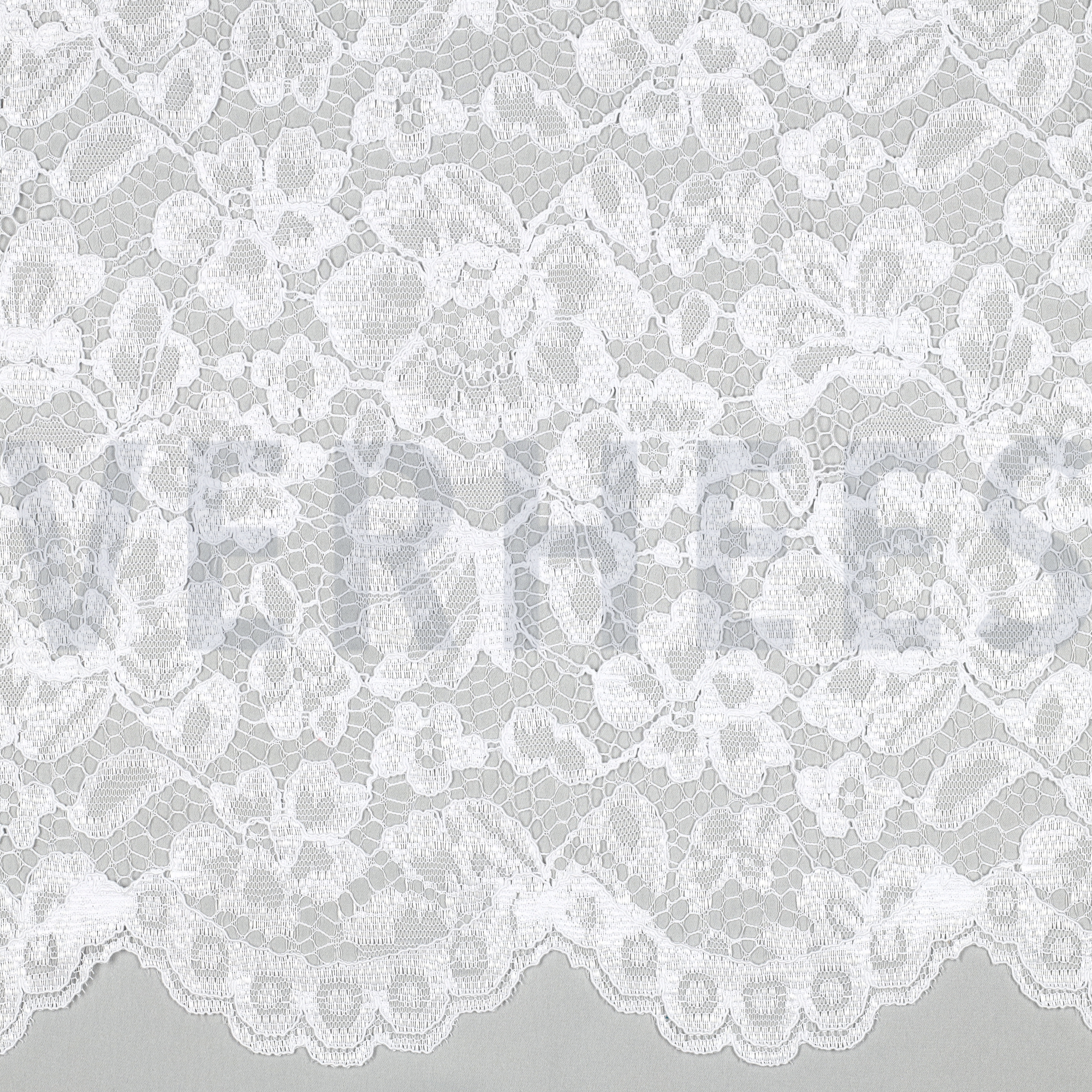 LACE TWO-SIDE SCALLOP OPTICAL WHITE (high resolution)