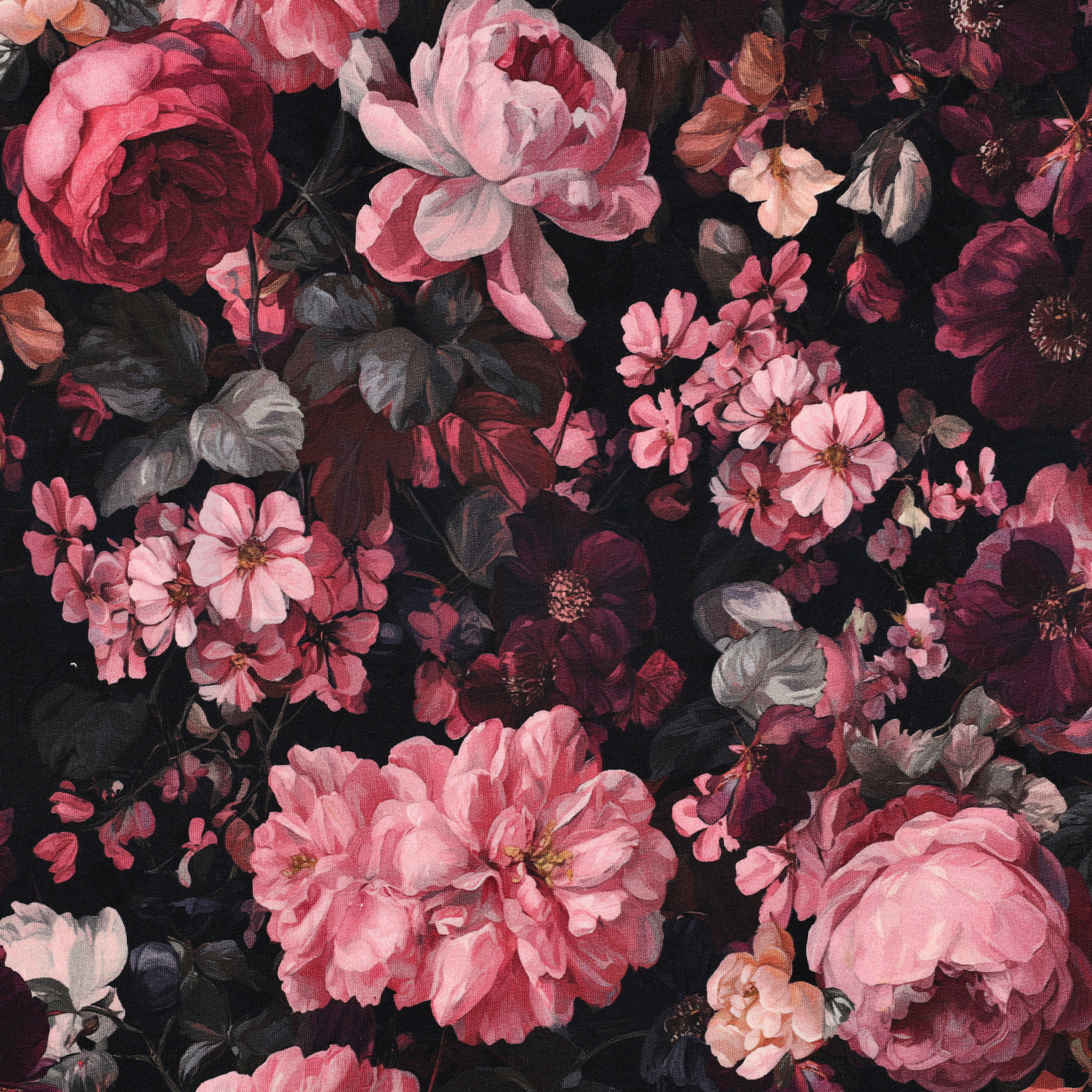 SWEAT DIGITAL BLUMEN SCHWARZ (high resolution)