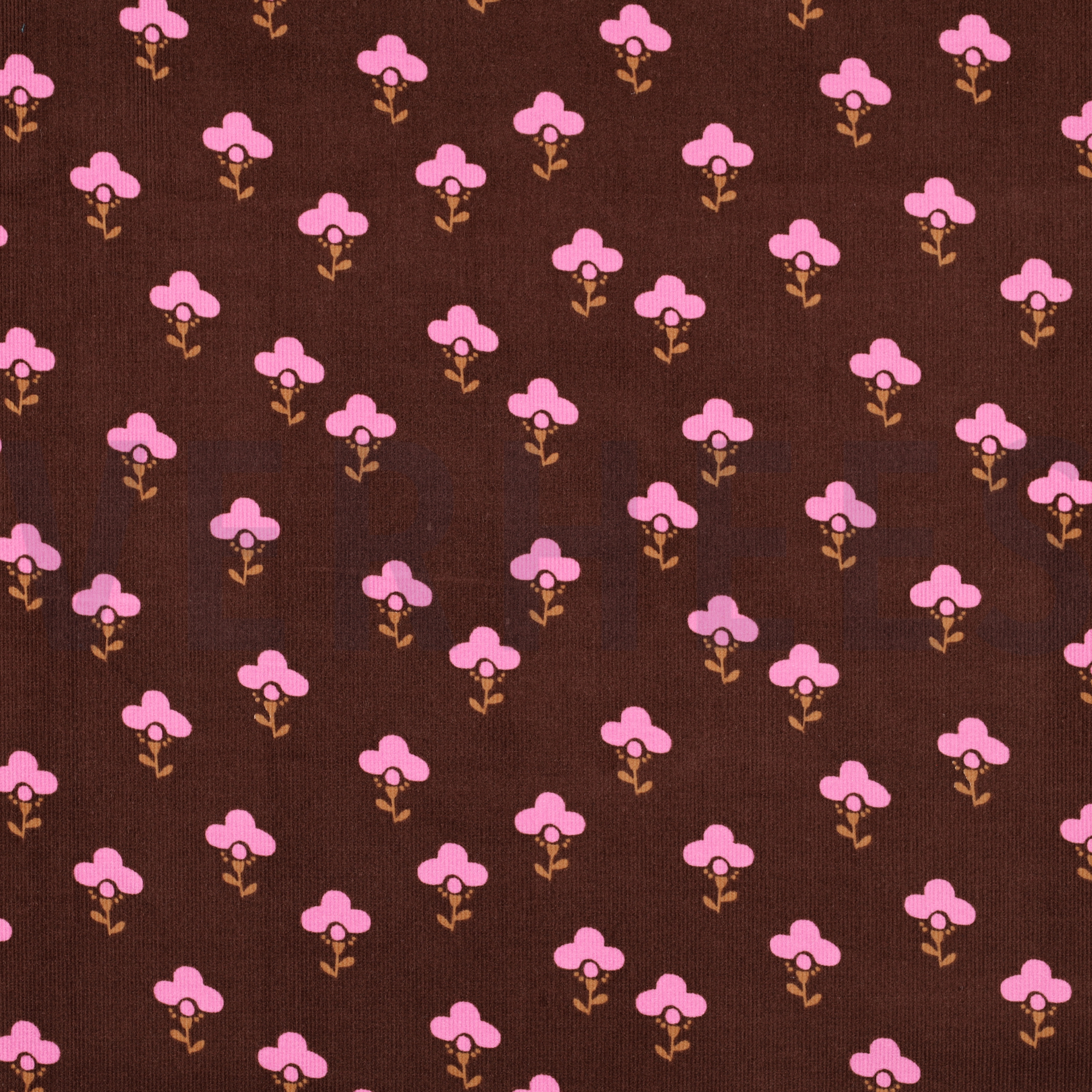 FEINCORD BLUMEN BRAUN (high resolution)