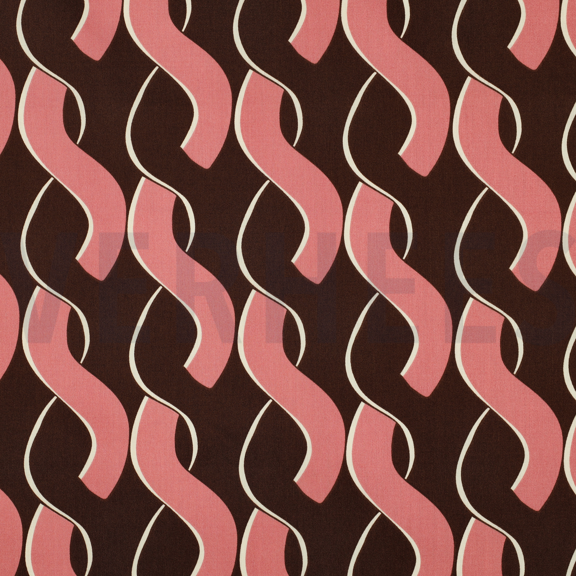 COTTON SATIN ABSTRACT BROWN (high resolution)