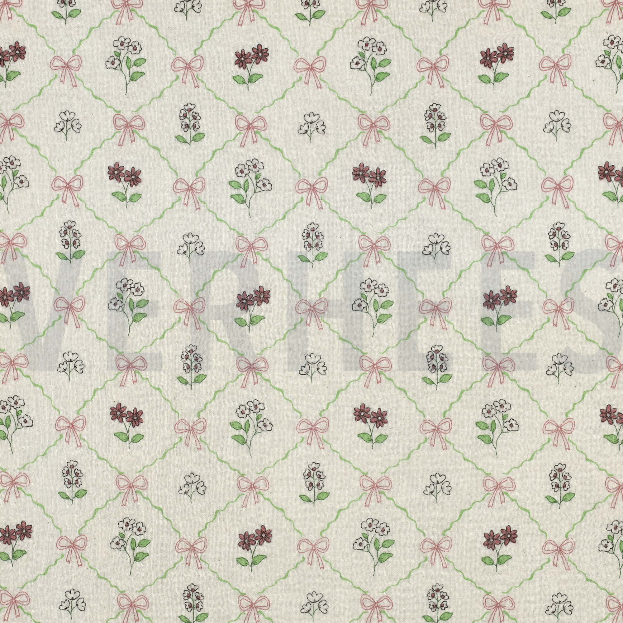 MUSSELIN GOTS NATUR BLUMEN NATUR (high resolution)