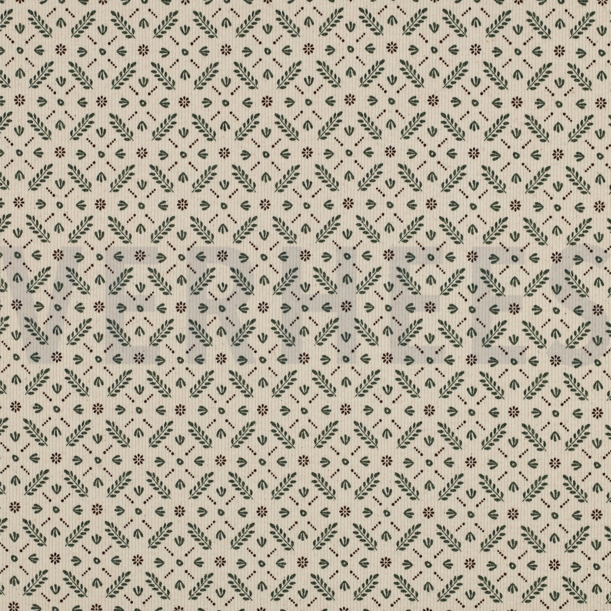 RIB JERSEY GOTS NATUREL BLOEMEN NATUREL (high resolution)