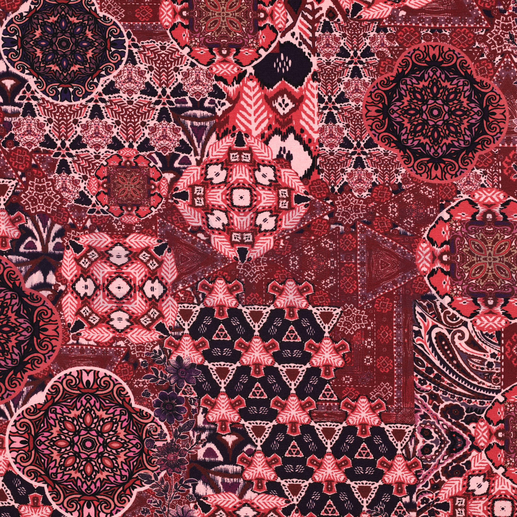 JERSEY DIGITAL ORNAMENT BORDEAUXROT (high resolution)