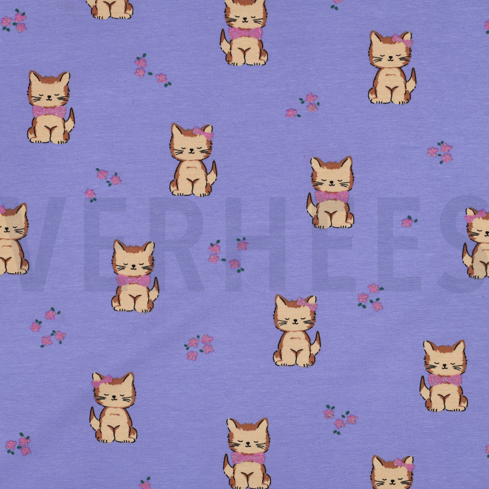 JERSEY GLITTER CATS PURPLE (high resolution)