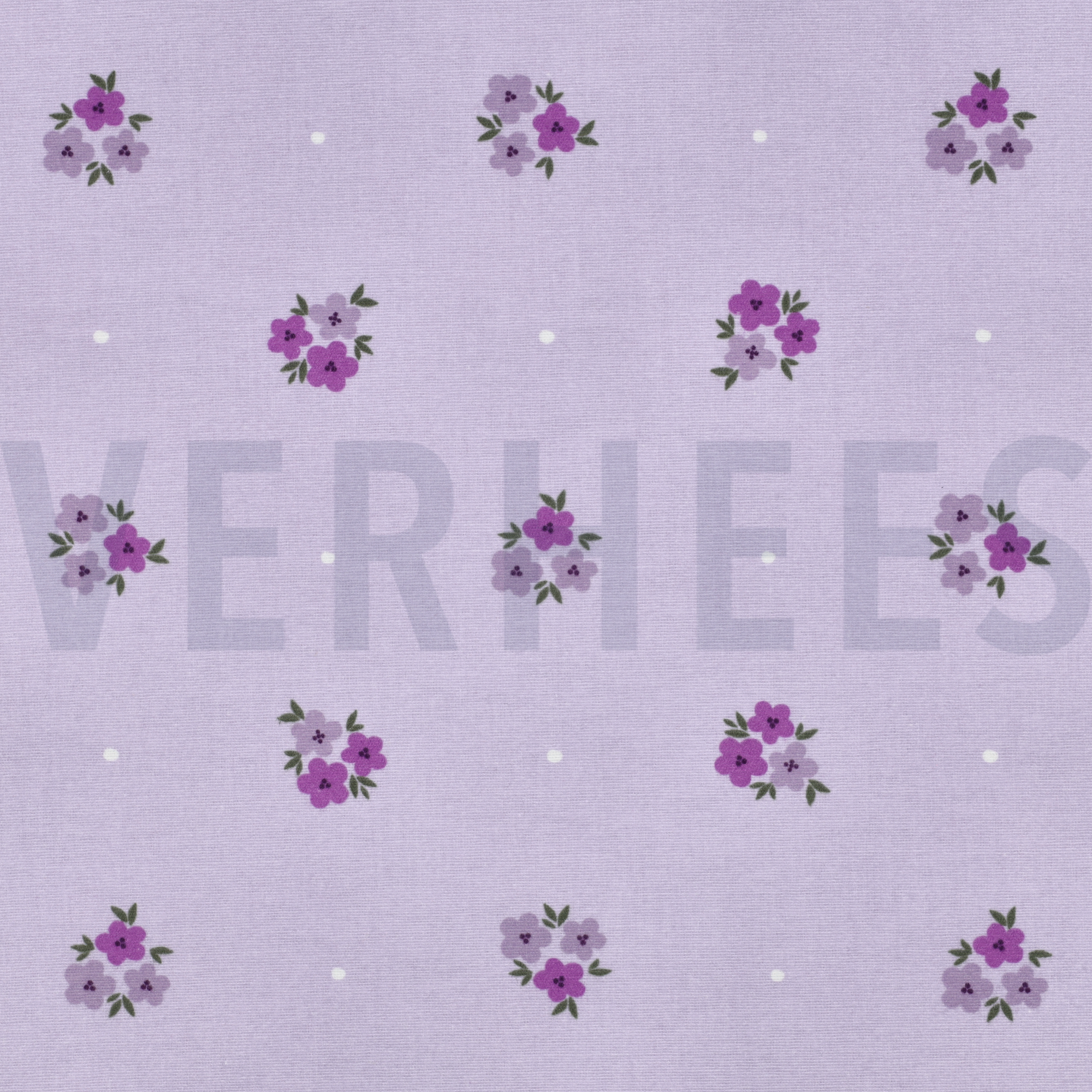 FLANELLE FLEURS VIOLET (high resolution)