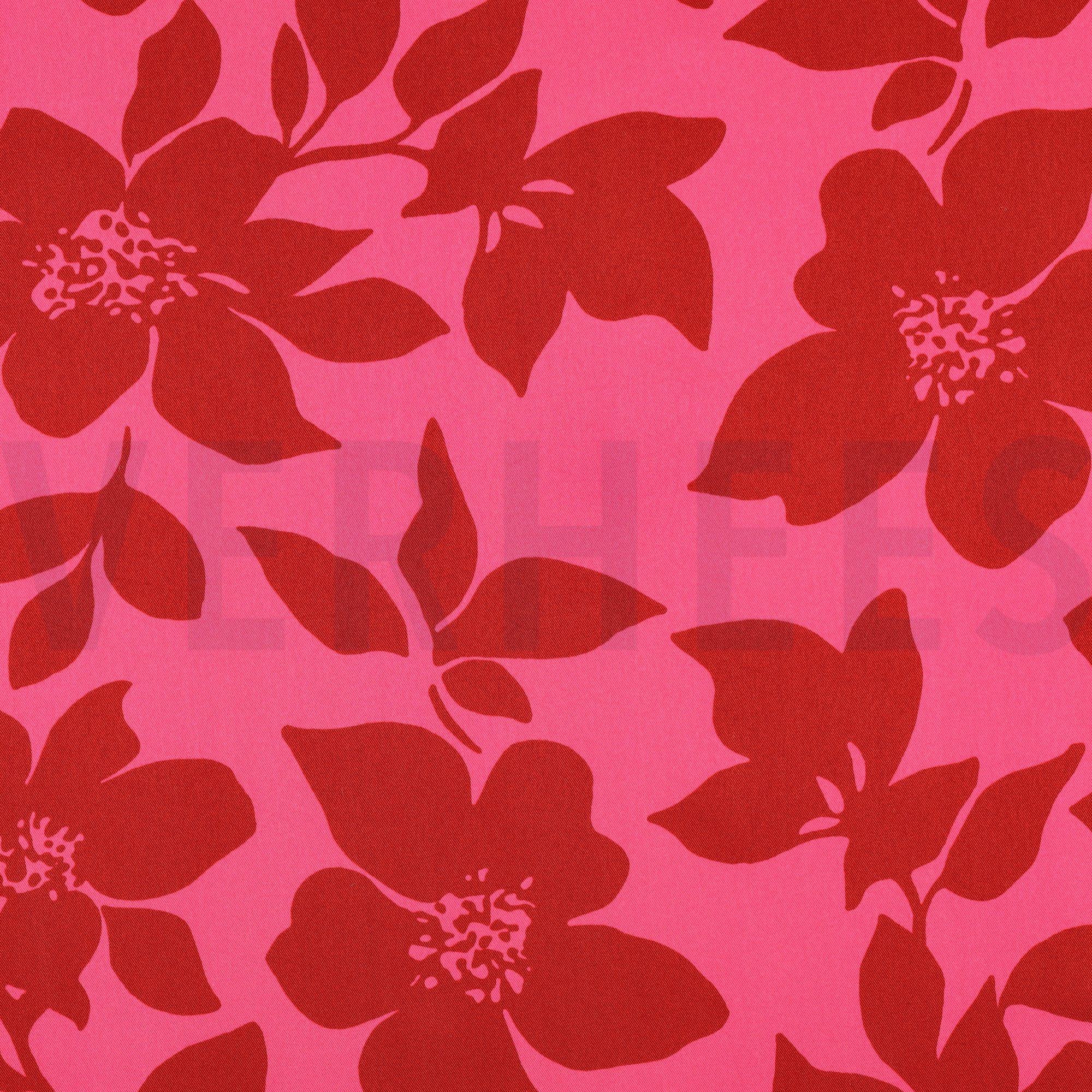 VISCOSE ROSELLA STRETCH FLOWERS PINK (high resolution)