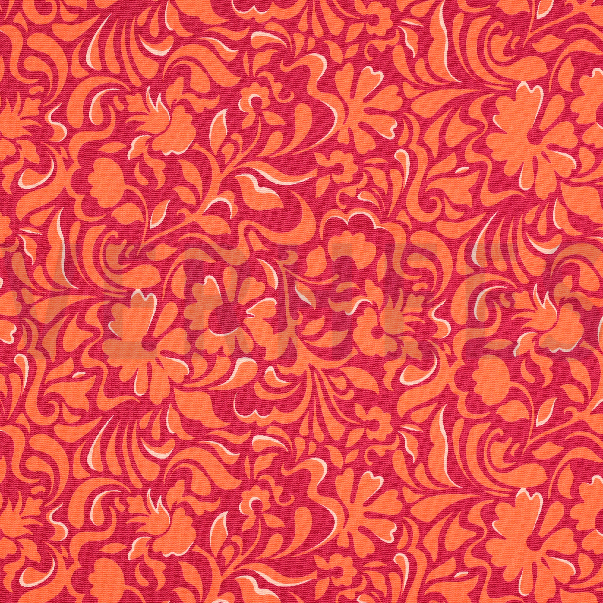 VISCOSE ROSELLA STRETCH FEUILLES AUBERGINE (high resolution)