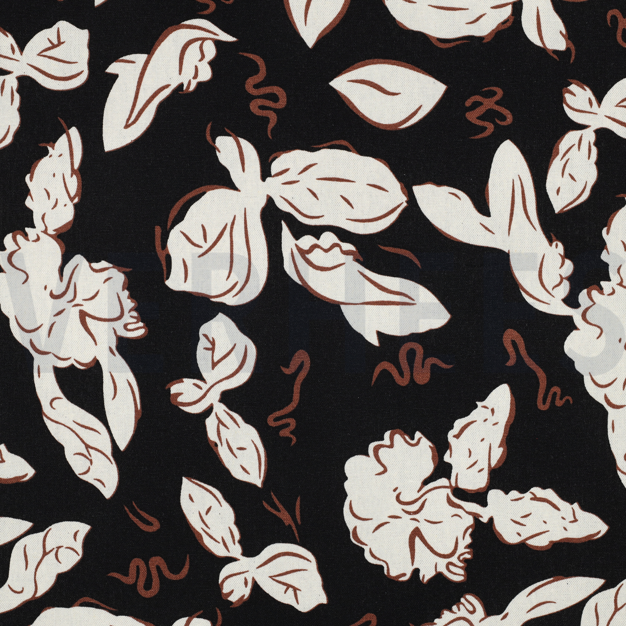 LINNEN VISCOSE BLOEMEN ZWART (high resolution)