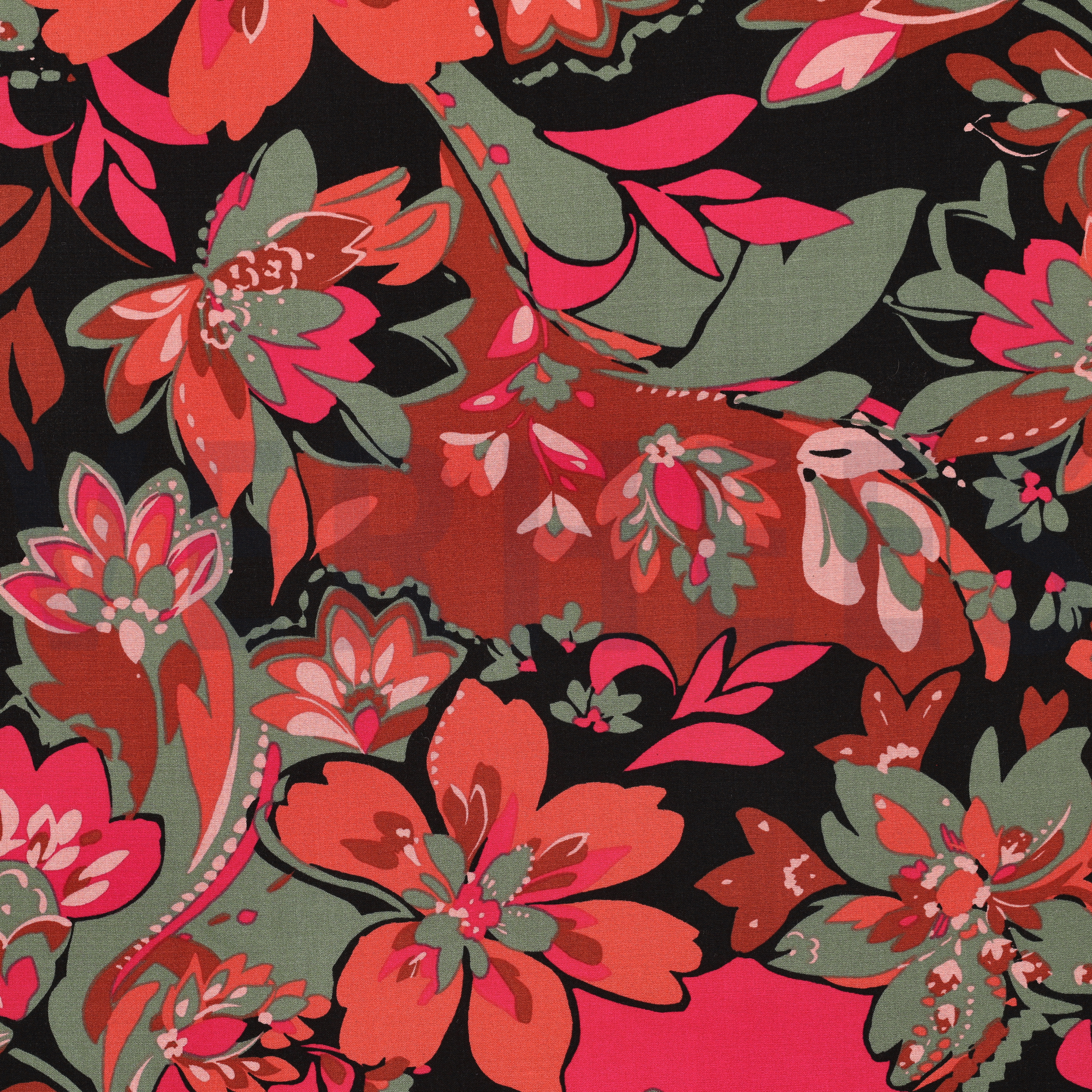 VISCOSE STRETCH FLEURS NOIR (high resolution)