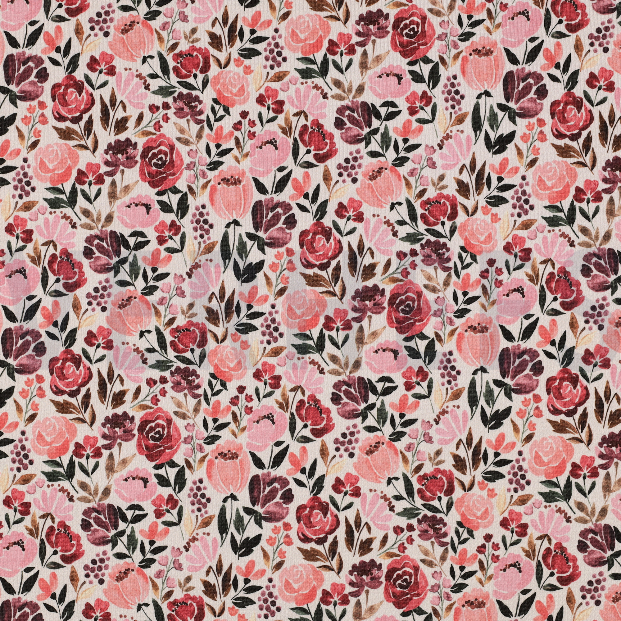 JERSEY GOTS DIGITAL BLUMEN ECRU (high resolution)