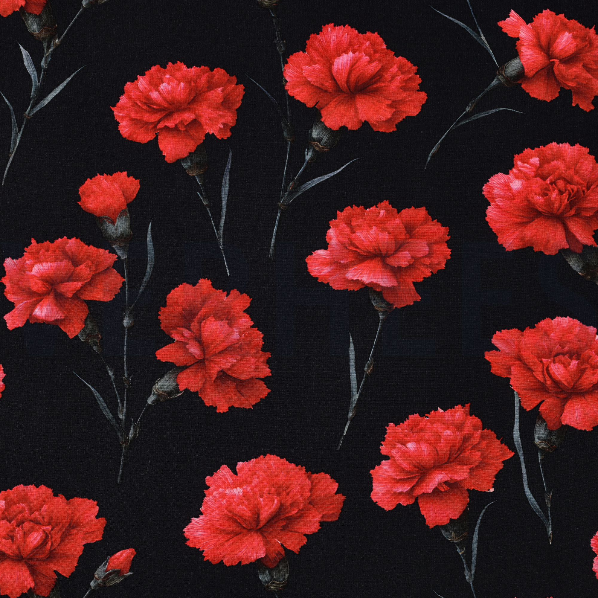 VISCOSE RADIANCE DIGITAAL BLOEMEN ROOD (high resolution)