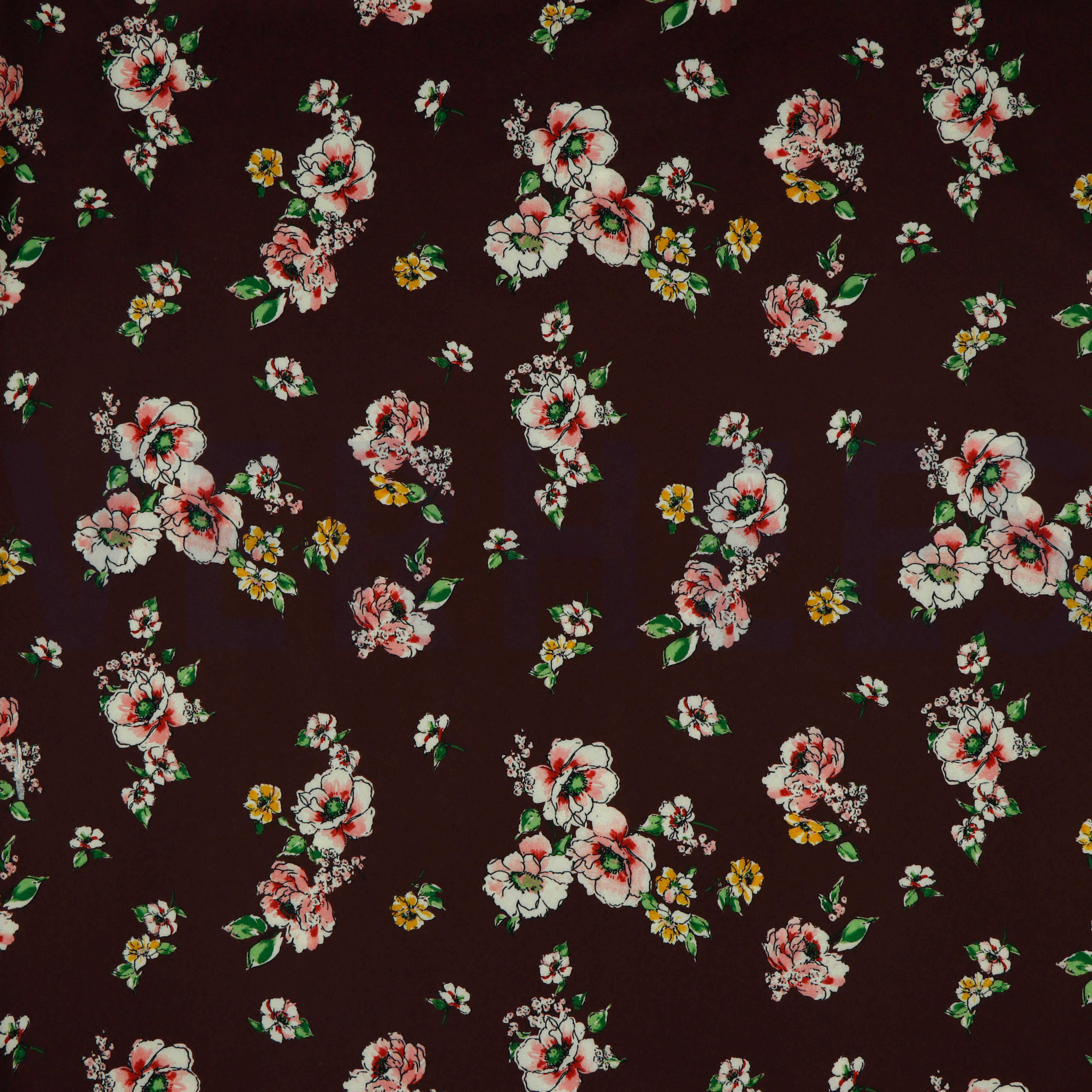 MAGNOLIA STRETCH CHOCOLADE (high resolution)