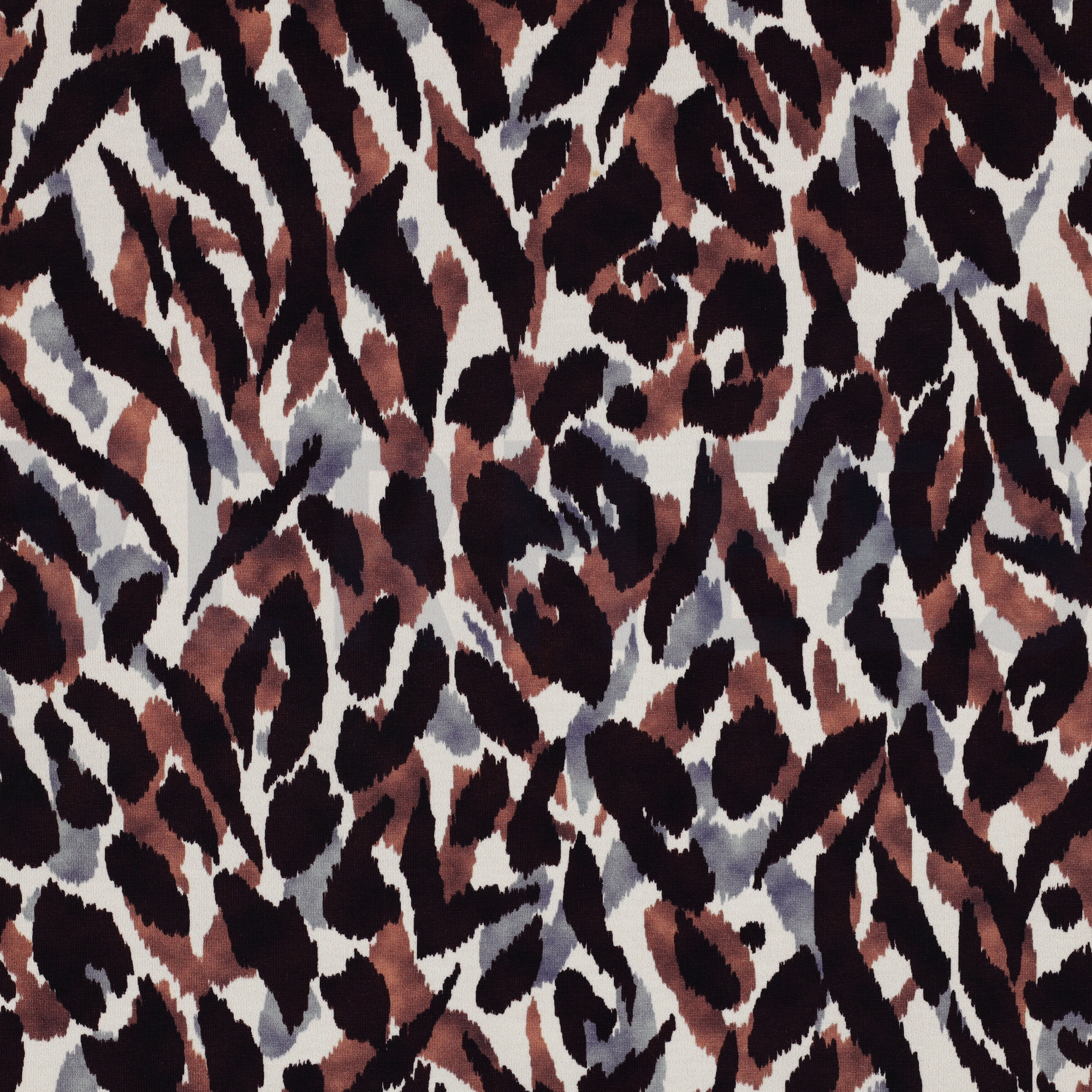 FRENCH TERRY DIGITAL ABSTRACT BROWN (high resolution)