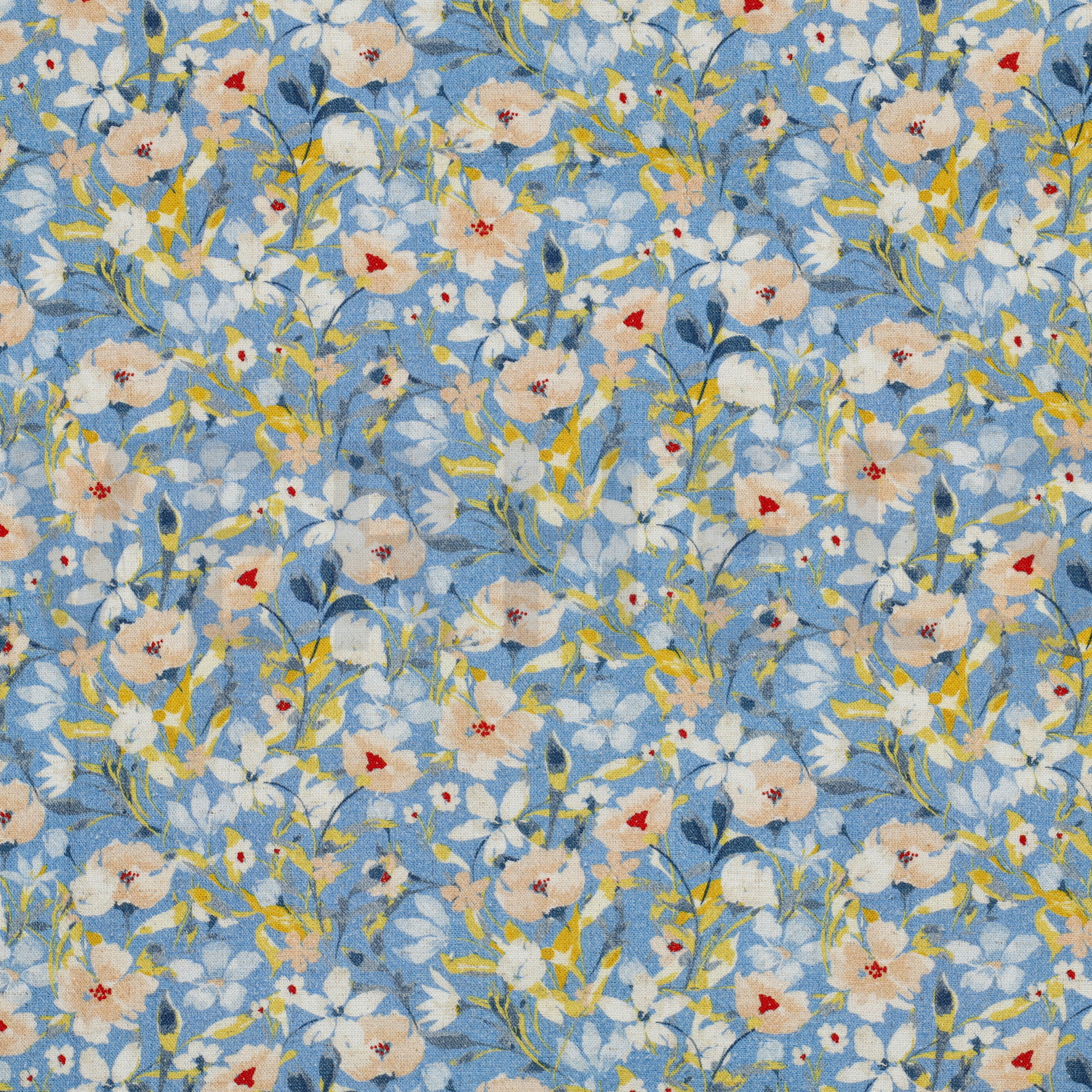 LEINEN VISKOSE KREPP DIGITAL BLUMEN HELLBLAU (high resolution)