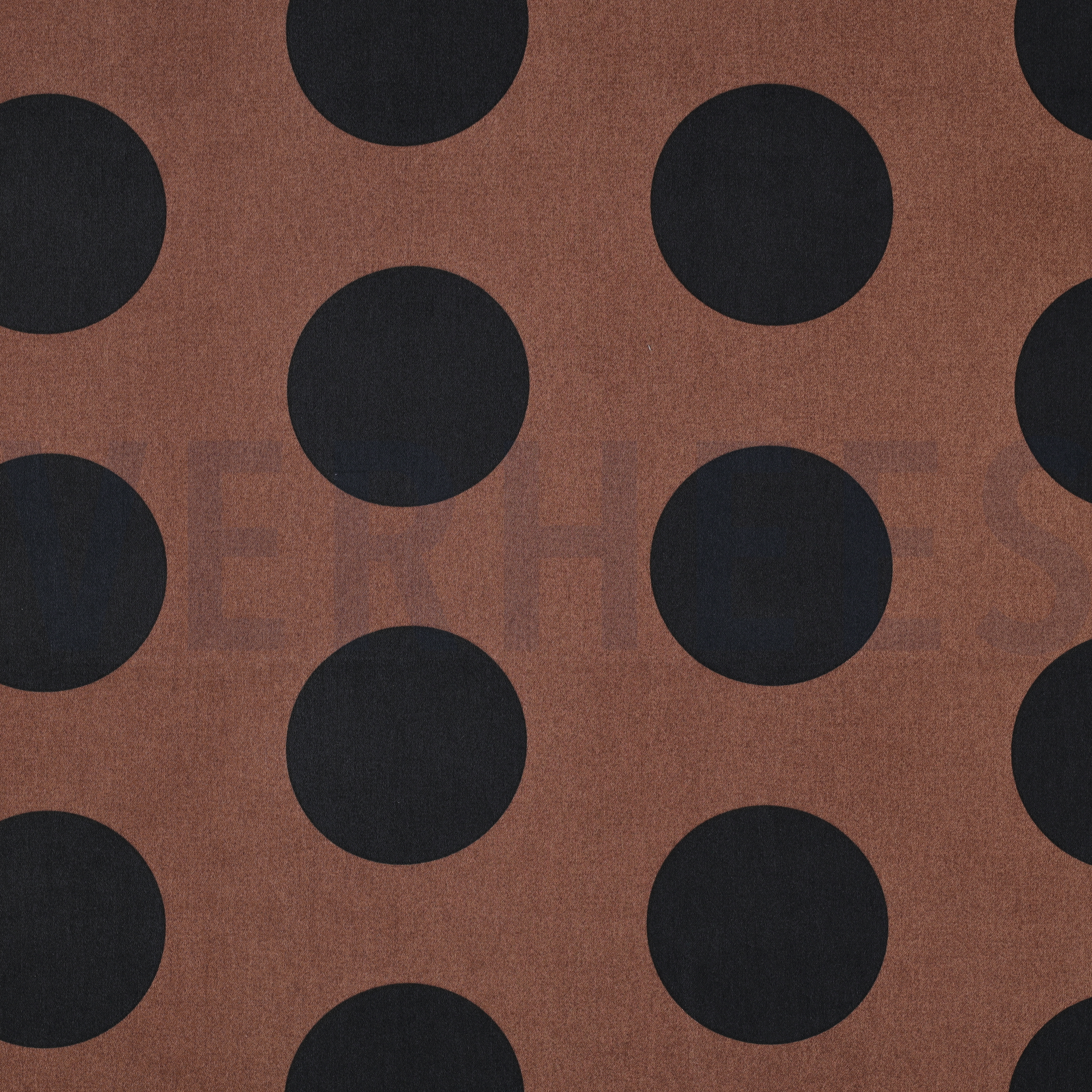 COTTON SATIN POLKA DOTS BROWN (high resolution)
