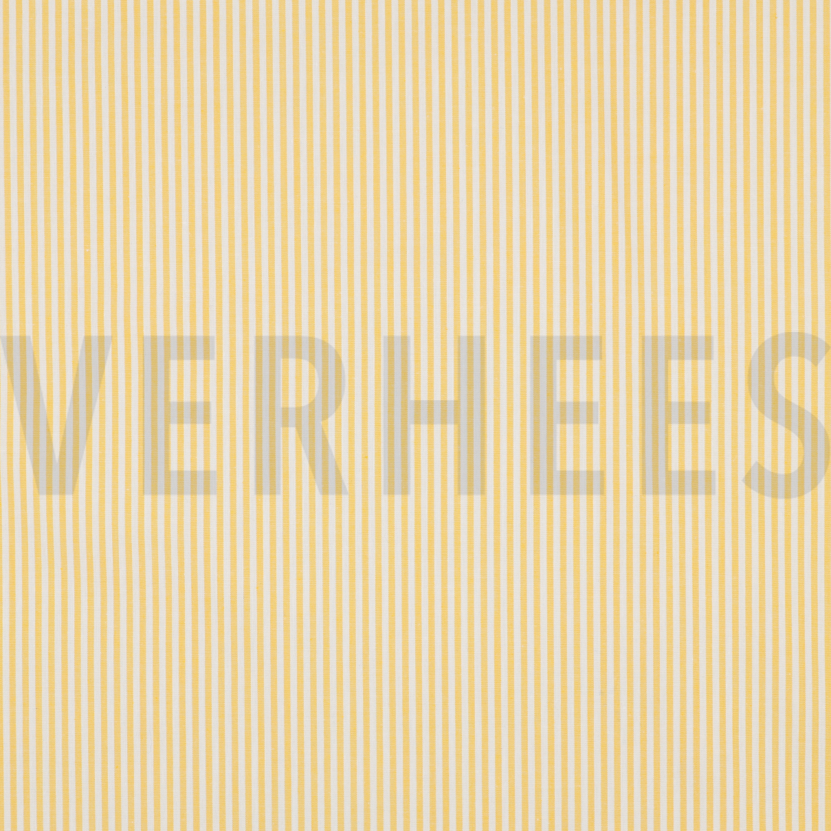 GARENGEVERFD POPLIN STREPEN 3MM GEEL (high resolution)