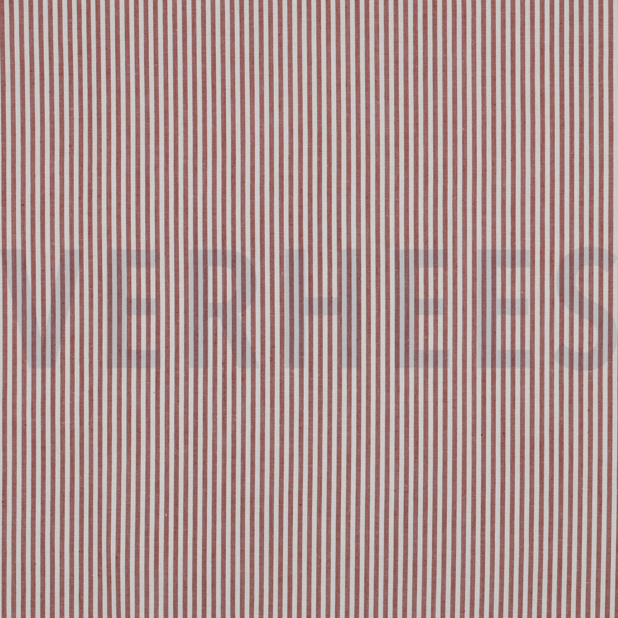 GARENGEVERFD POPLIN STREPEN 3MM TERRACOTTA (high resolution)