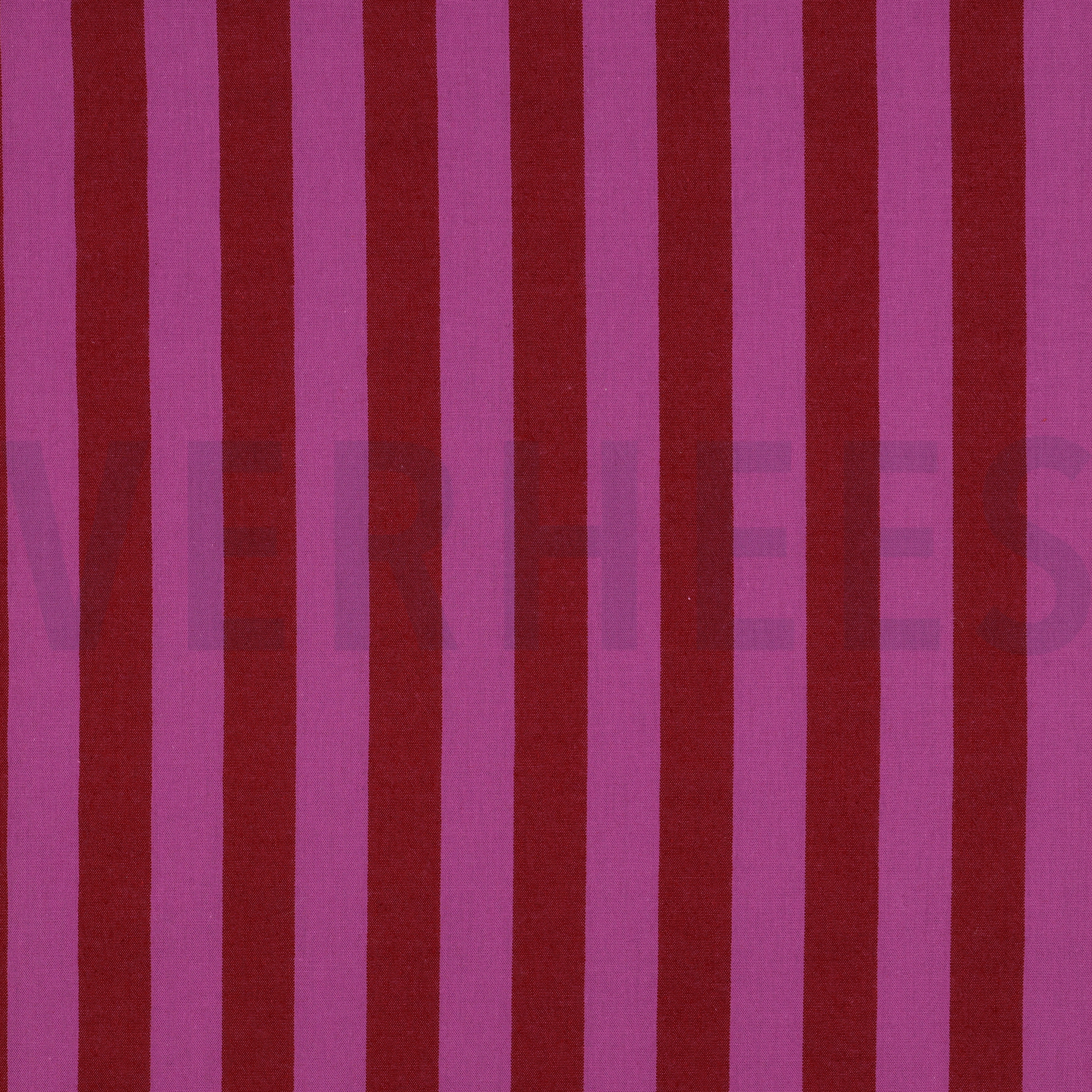 KATOEN GARENGEVERFD STREPEN ROOD/FUCHSIA (high resolution)