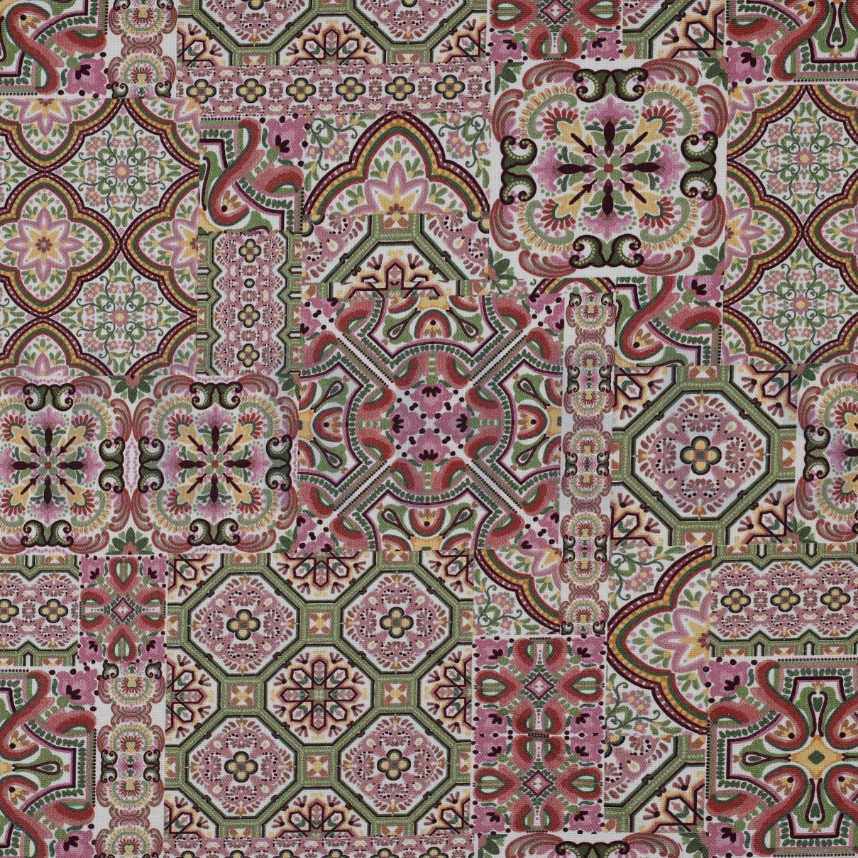 CANVAS DIGITAAL MOZAÏEK BORDEAUXROOD (high resolution)