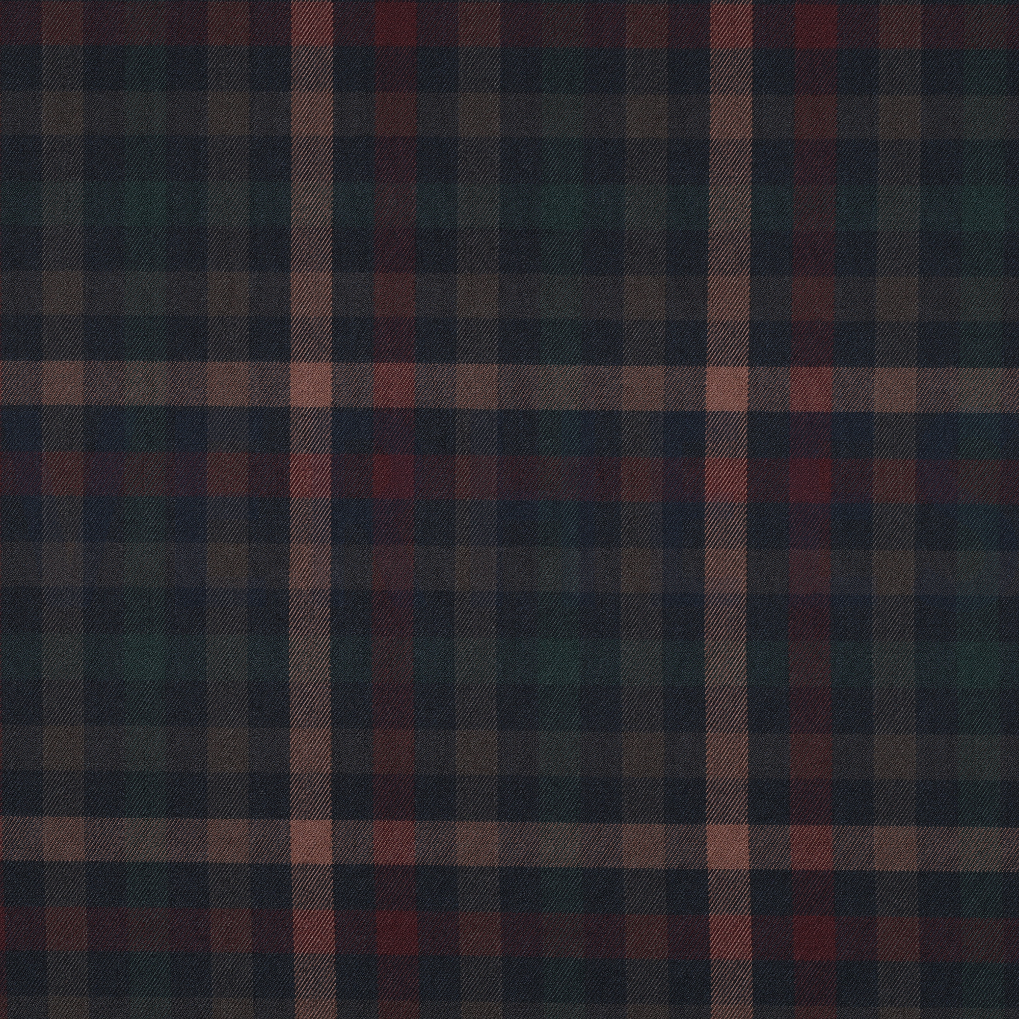 TARTAN CHECK MARINEBLAU/ROT/CAMEL/GRÜN (high resolution)