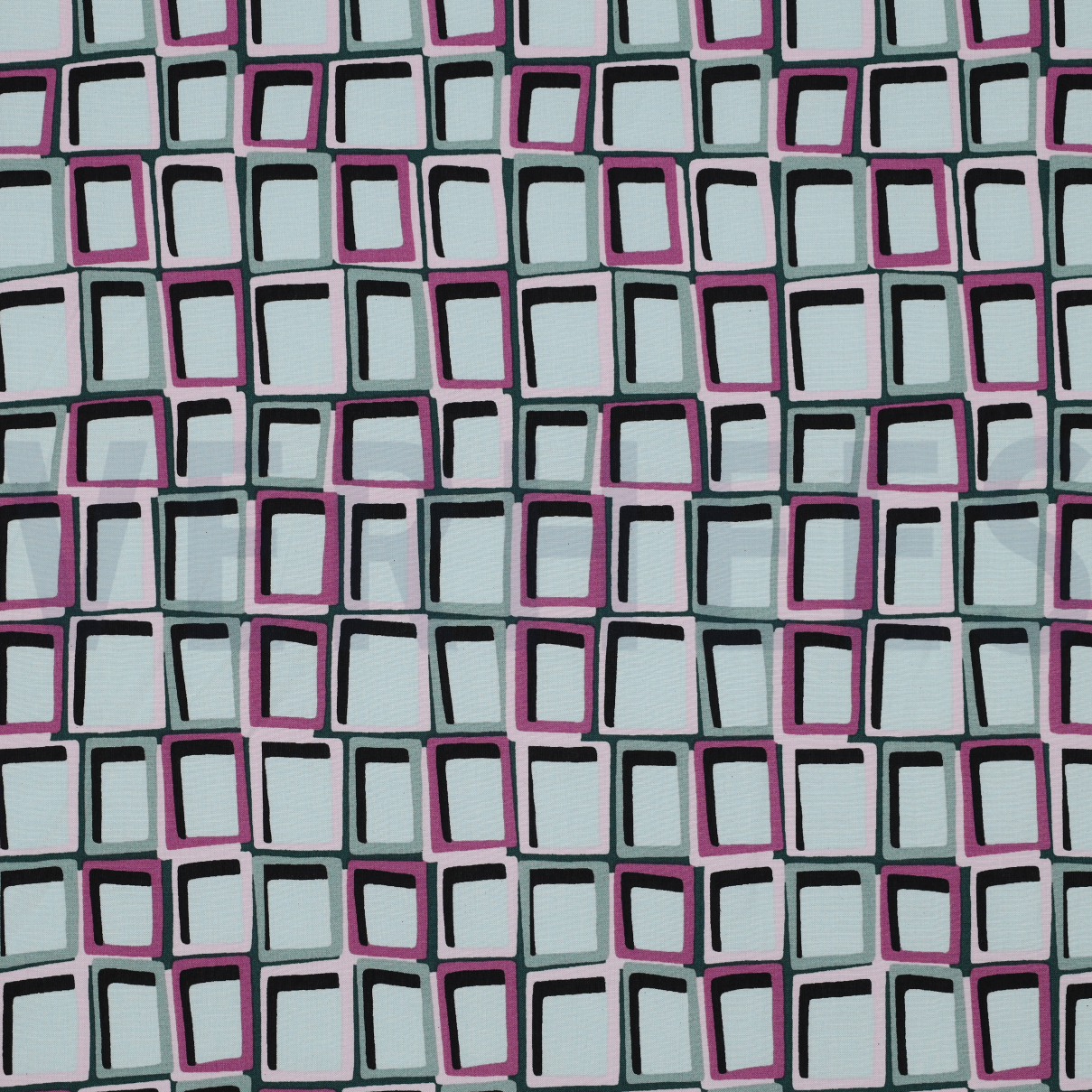 VISKOSE RADIANCE ABSTRAKT DUNKELGRÜN/MINT (high resolution)