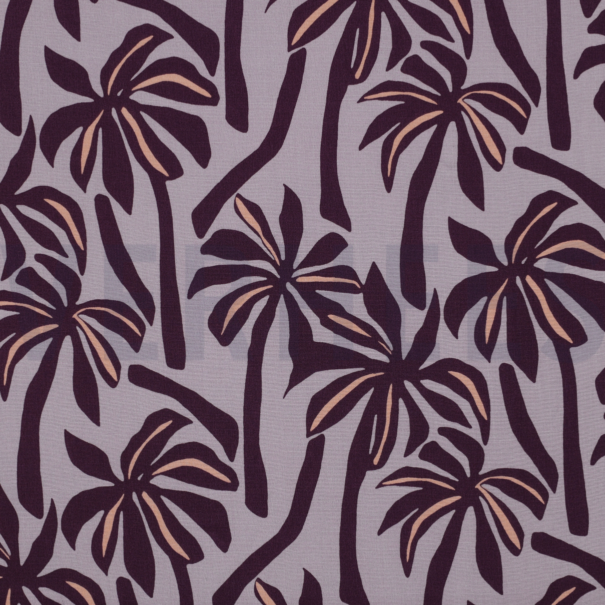 VISCOSE RADIANCE PALMTREES PURPLE (high resolution)