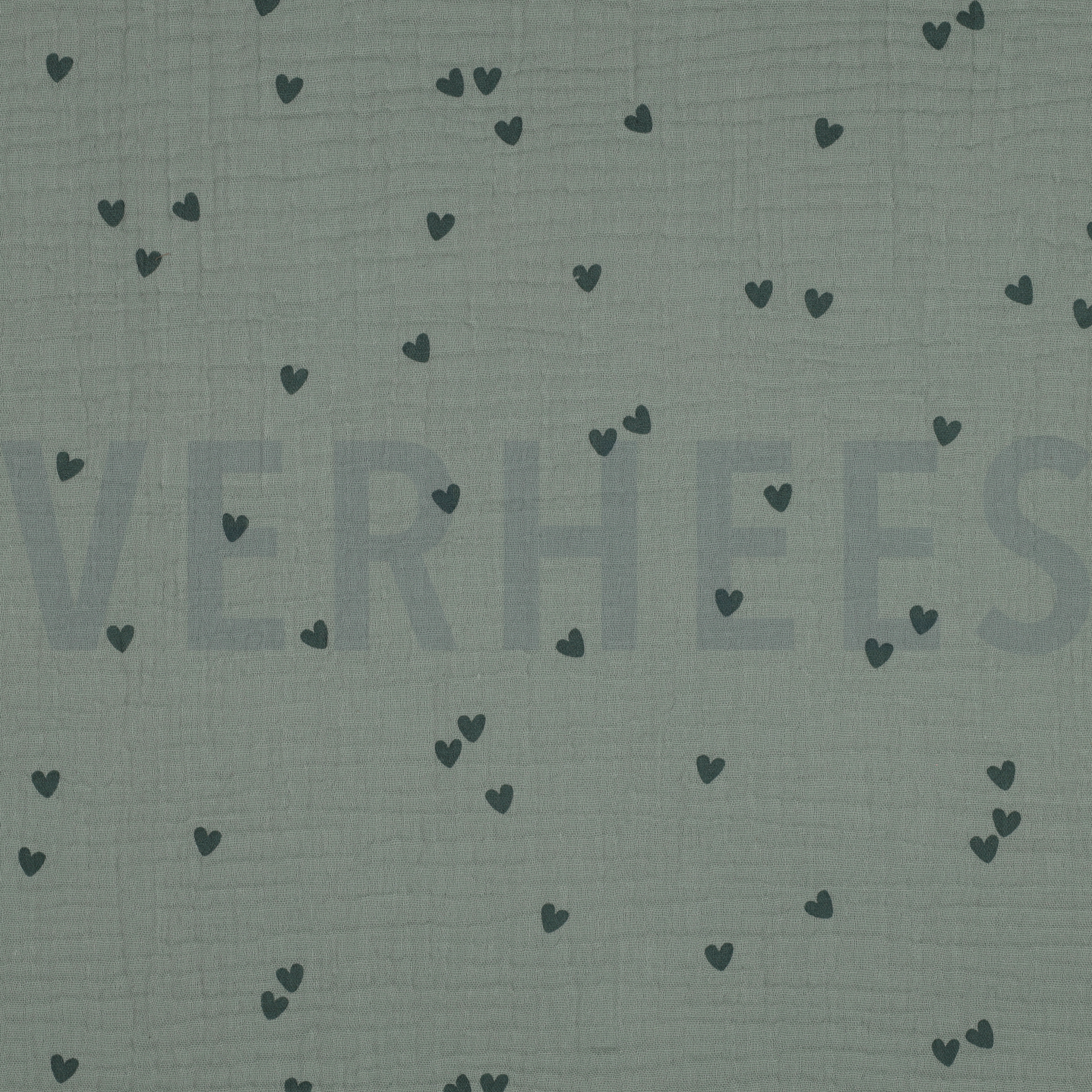 DOUBLE GAUZE SMALL HEARTS NILE (high resolution)