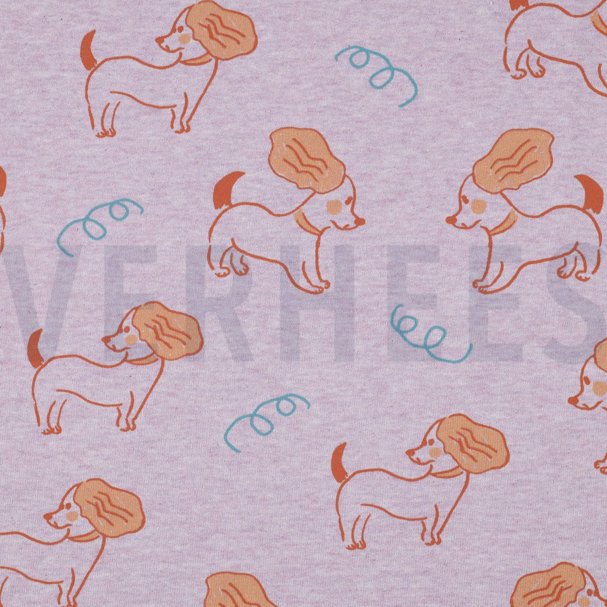 SWEAT MELANGE CHIENS VIOLET MÉLANGÉ (high resolution)