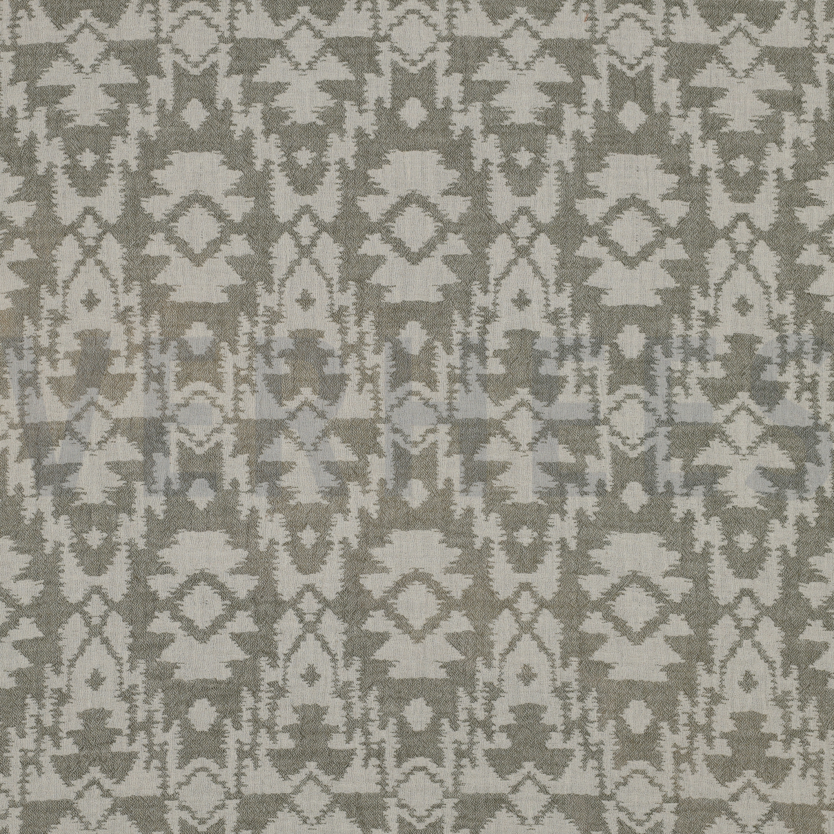 MUSSELIN JACQUARD AZTEC ARMEEGRÜN (high resolution)