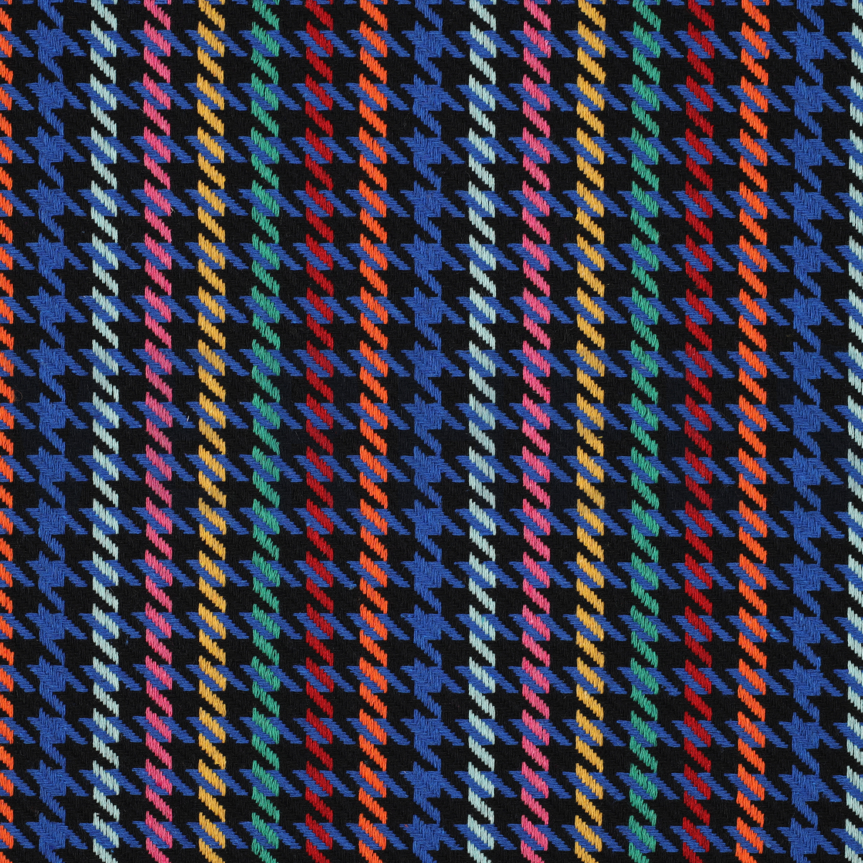 PIED DE POULE DONKER KOBALTBLAUW (high resolution)