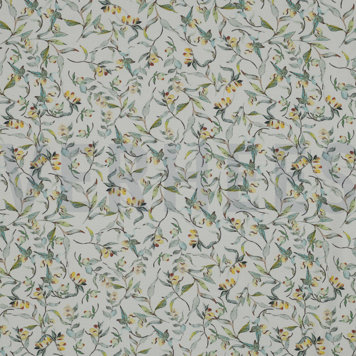 VISKOSE RADIANCE DIGITAL BLÄTTER GRÜN/GOLD (high resolution)