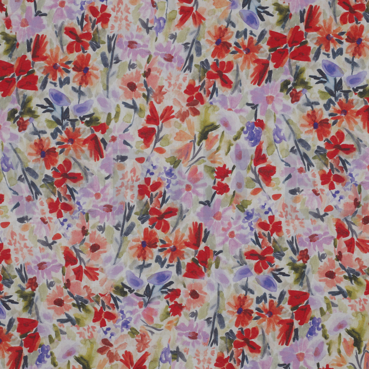 COTON VOILE DIGITAL FLEURS VIOLET (high resolution)