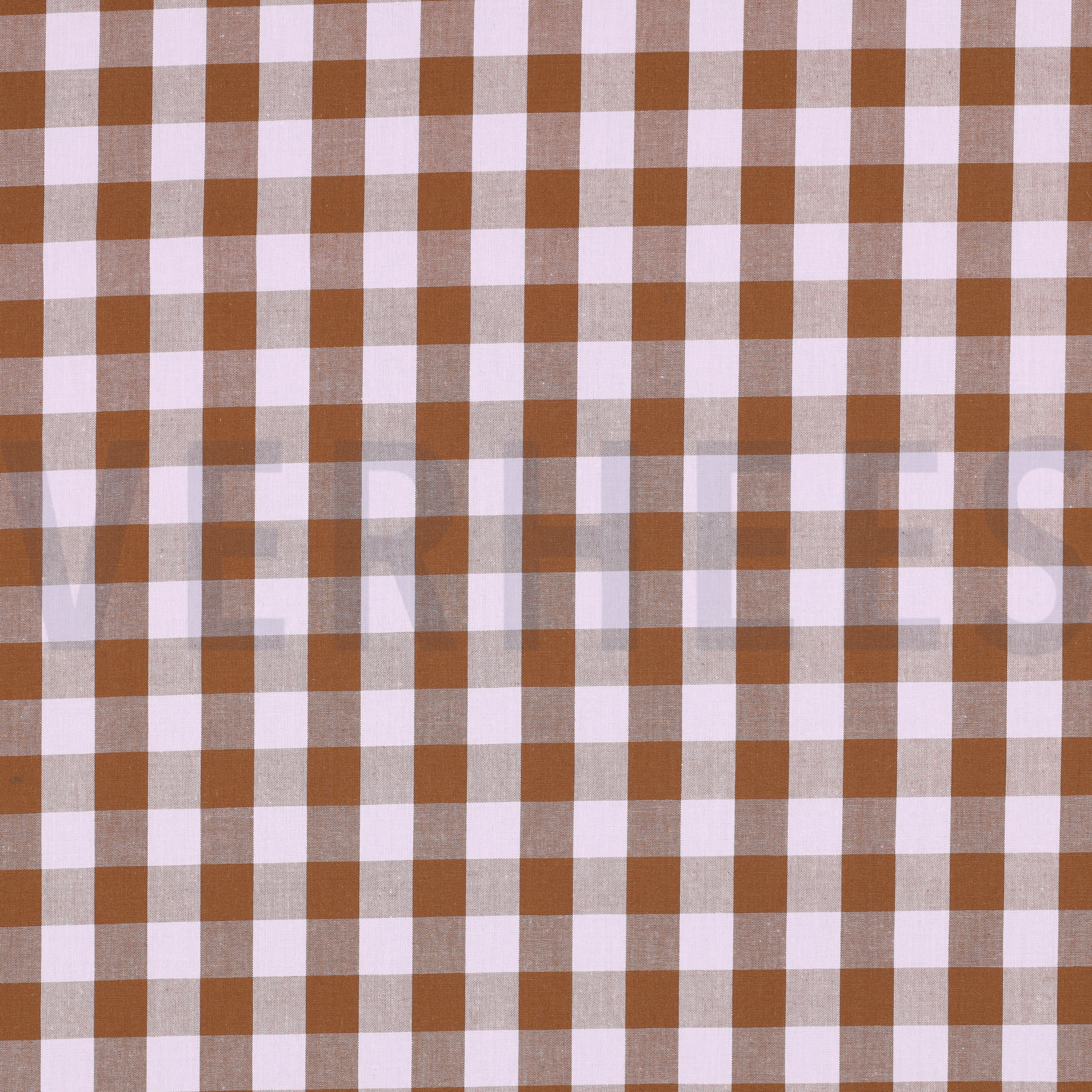 COTTON YARN DYED CHECKS BROWN (high resolution)