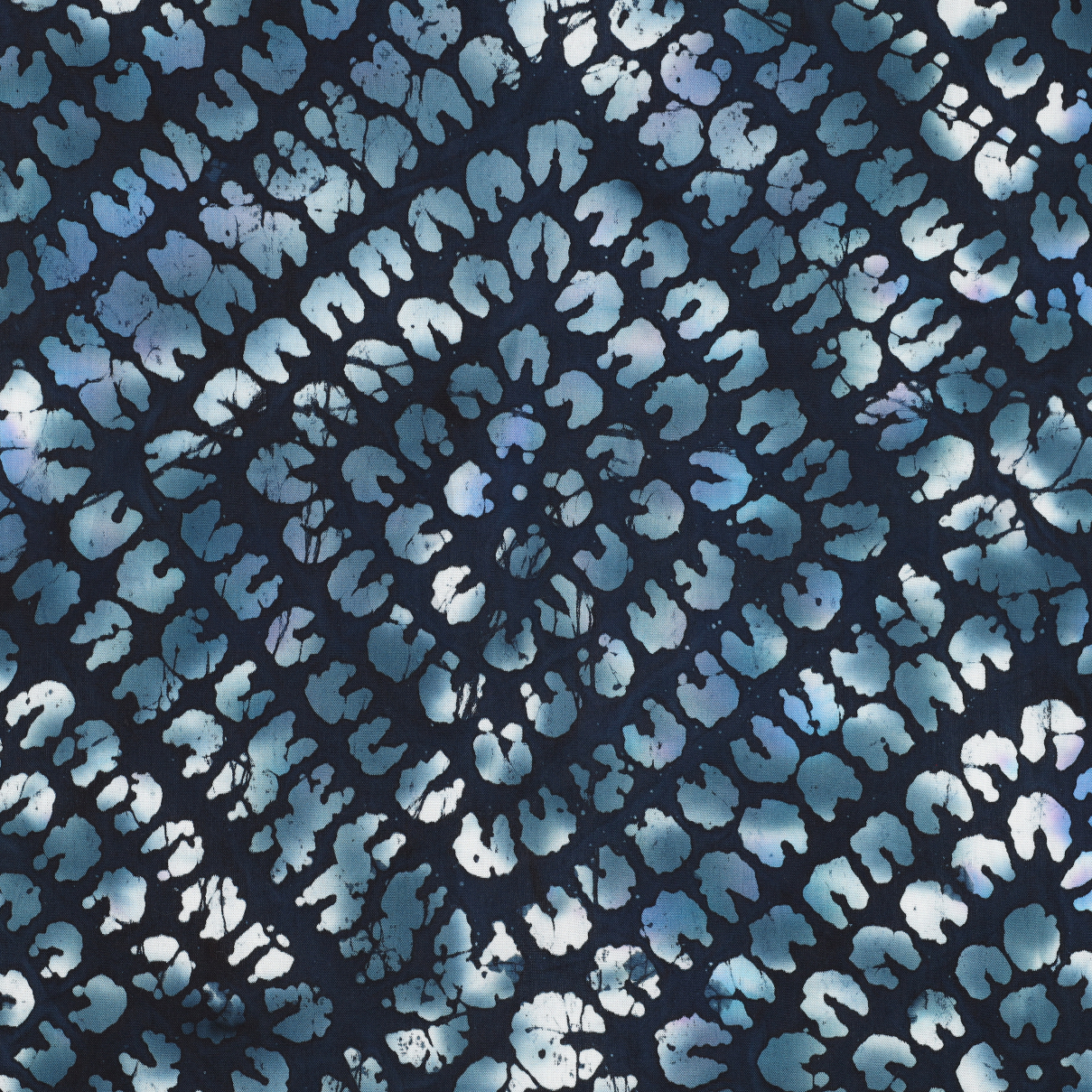 HANDGEFERTIGTE BATIK VISKOSE MARINEBLAU (high resolution)
