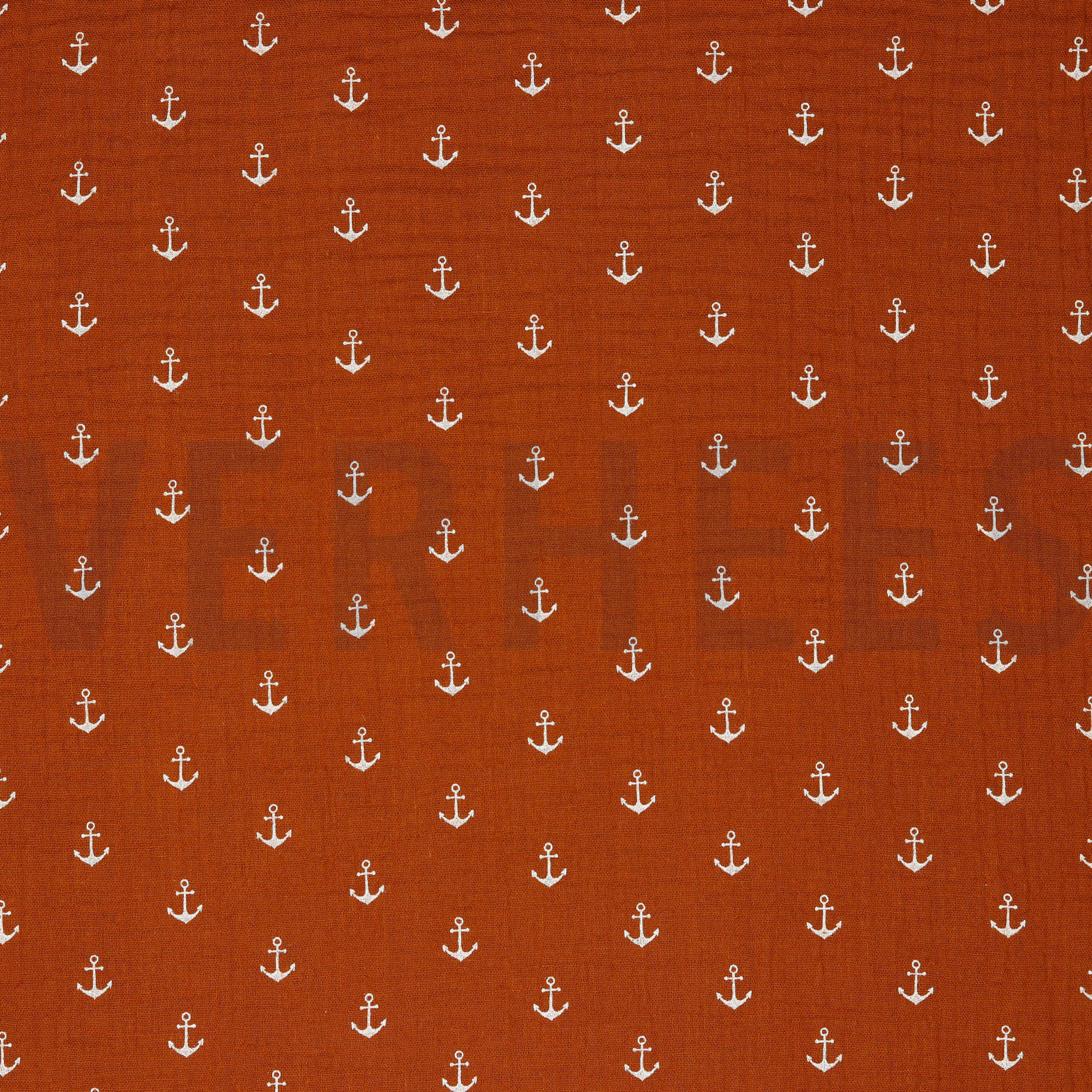 DOUBLE GAZE DE COTON ANCRES RUST (high resolution)