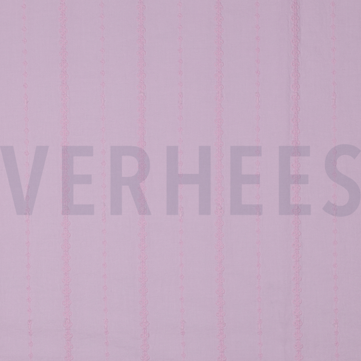 KATOEN VOILE EMBROIDERY STREPEN LILA (high resolution)