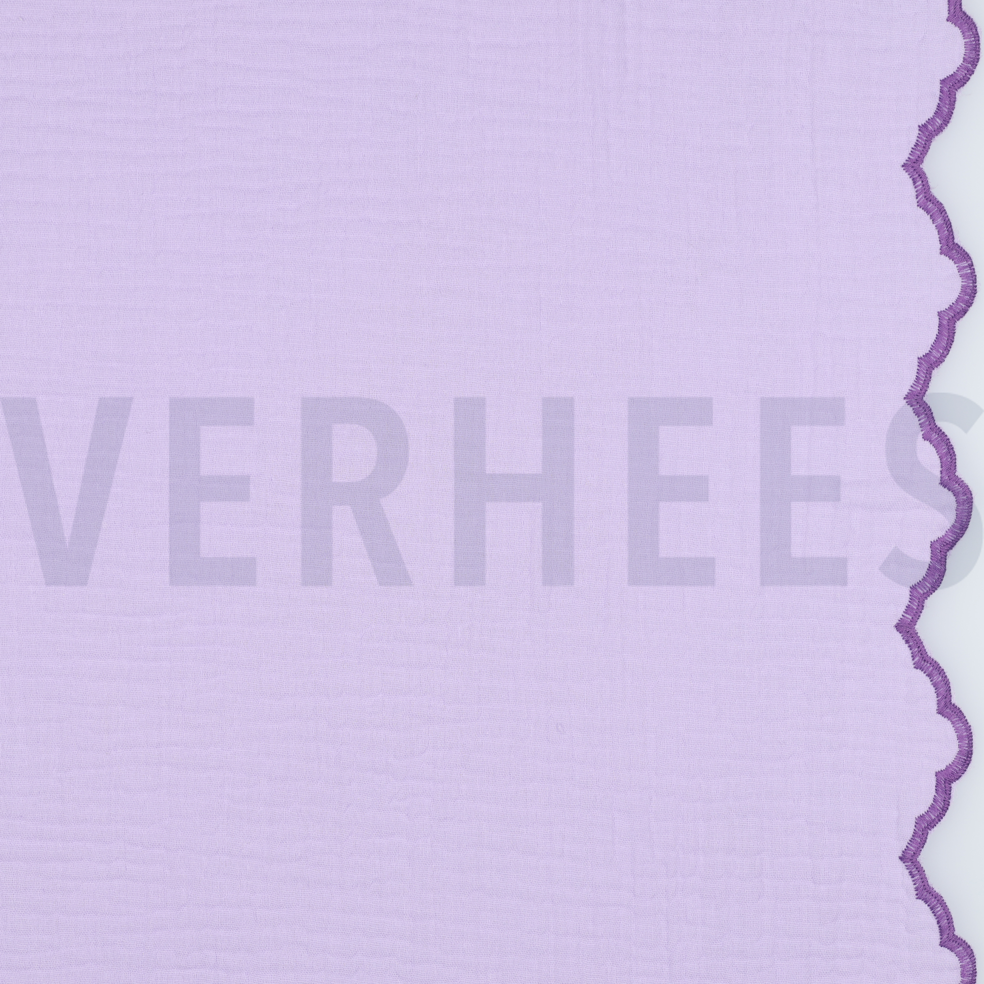 DOUBLE GAUZE TWEE-ZIJDIGE GOLFRAND LILA (high resolution)