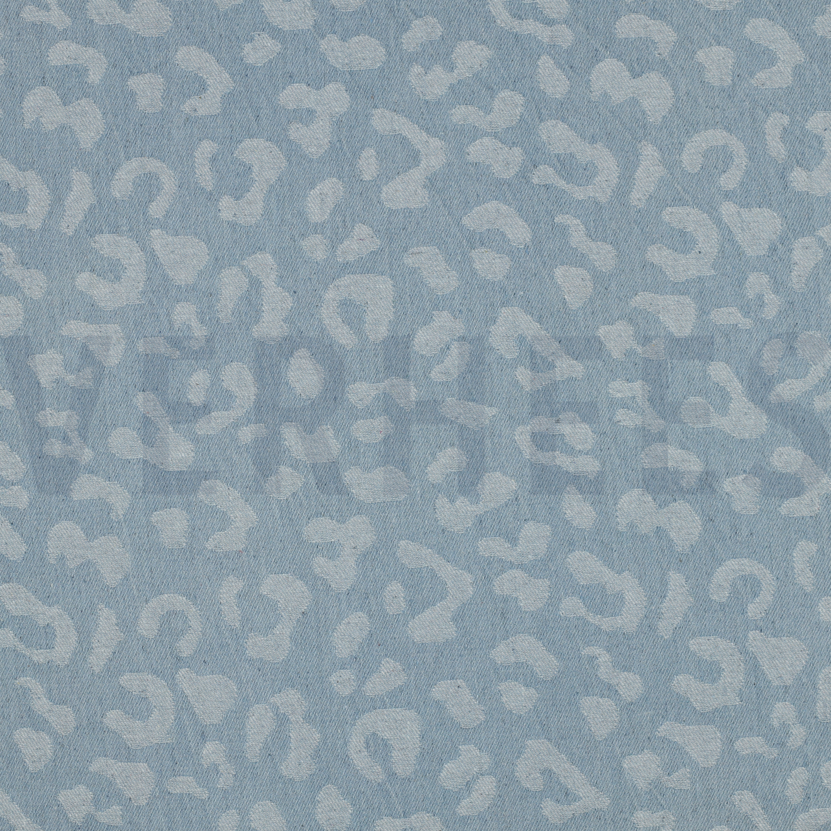 DENIM JACQUARD TIERHAUT HELLBLAU (high resolution)