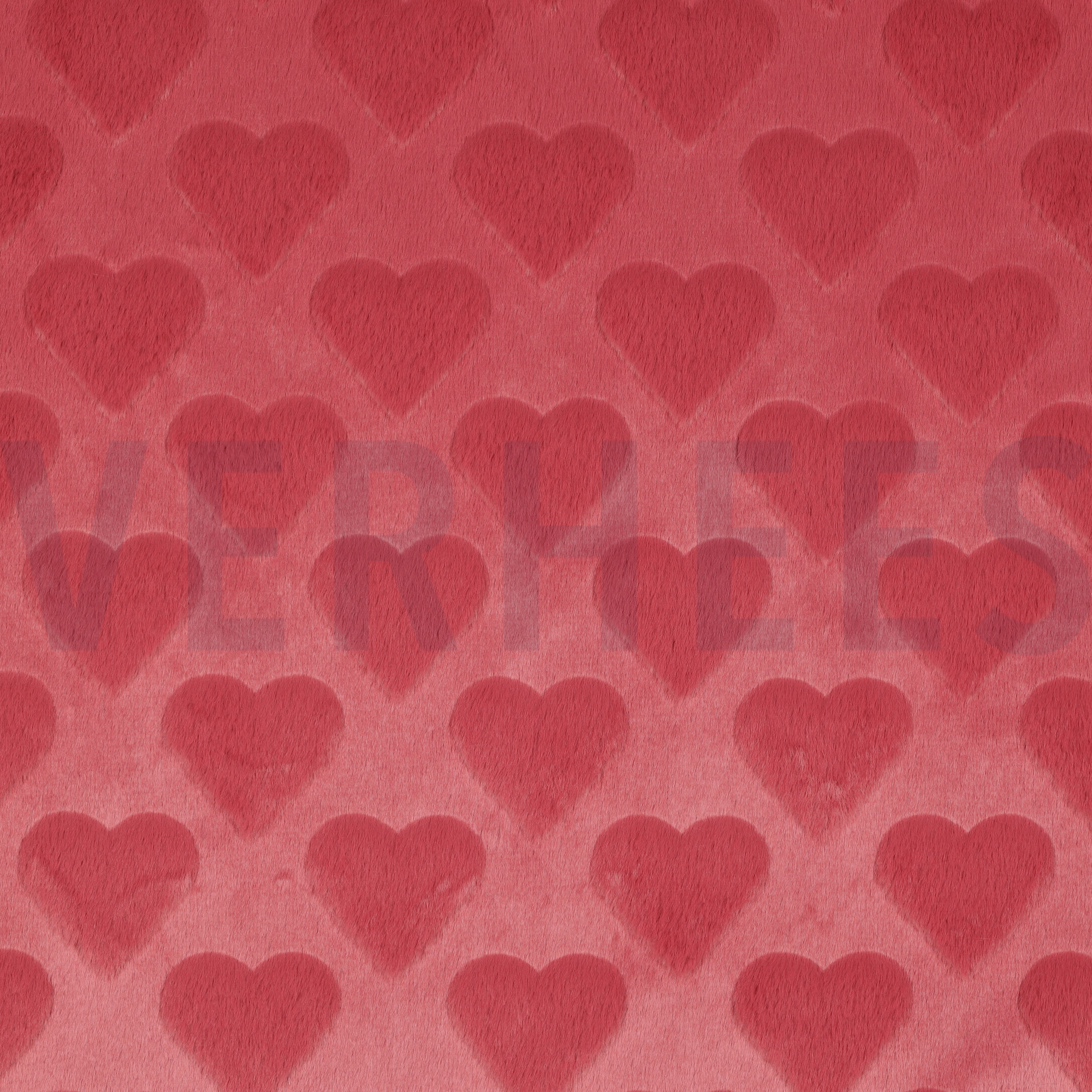 FAUSSE FOURRURE CŒURS ROUGE (high resolution)