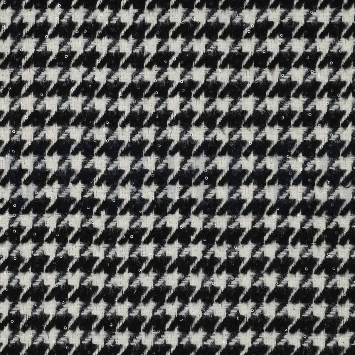 PIED DE POULE PAILLETES ZWART (high resolution)