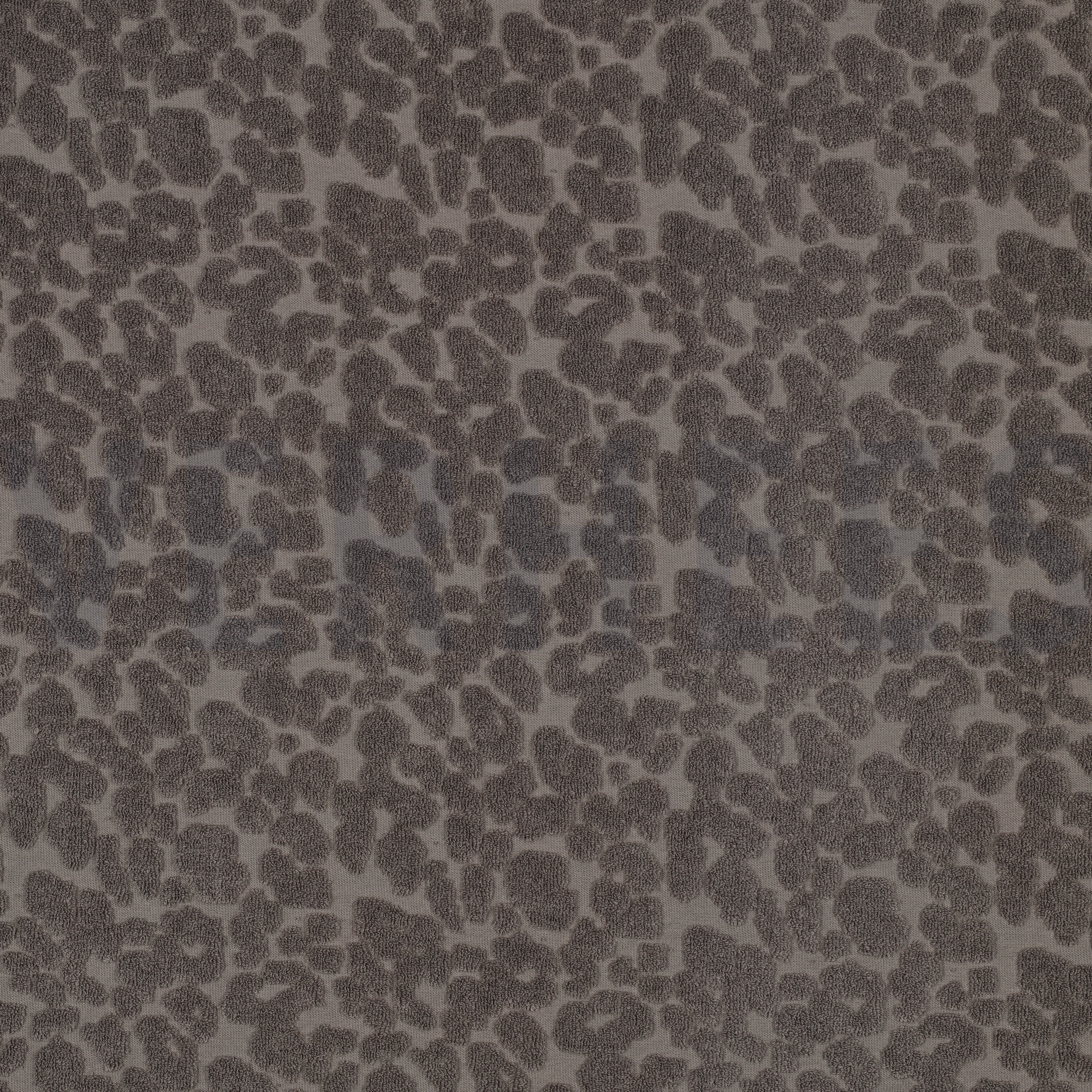 BAUMWOLLE FROTTEE GESTRICKT TIERHAUT TAUPE (high resolution)