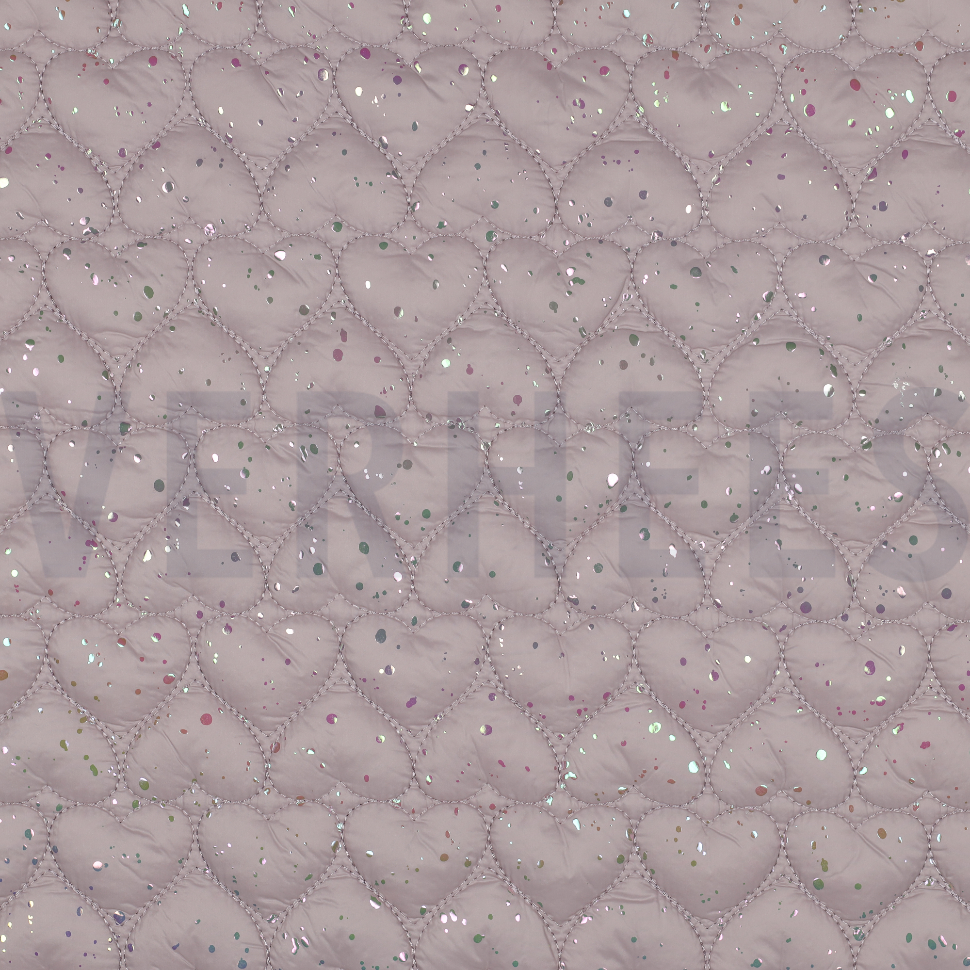 MATELASSÉ FOIL COEURS POUDRE FONCÉE (high resolution)