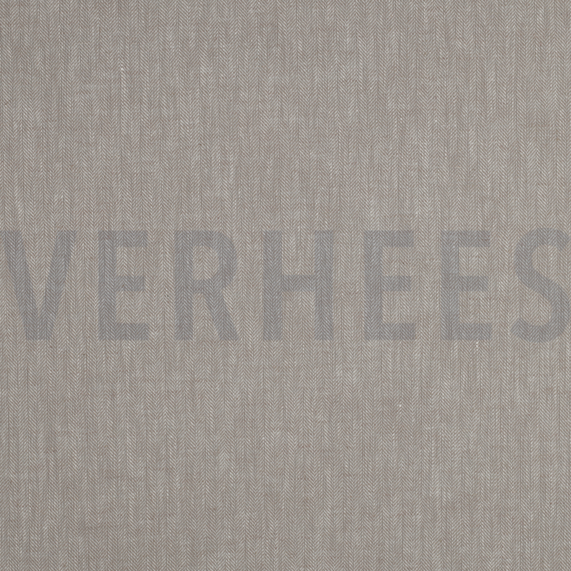 LINEN COTTON HERRINGBONE BEIGE (high resolution)