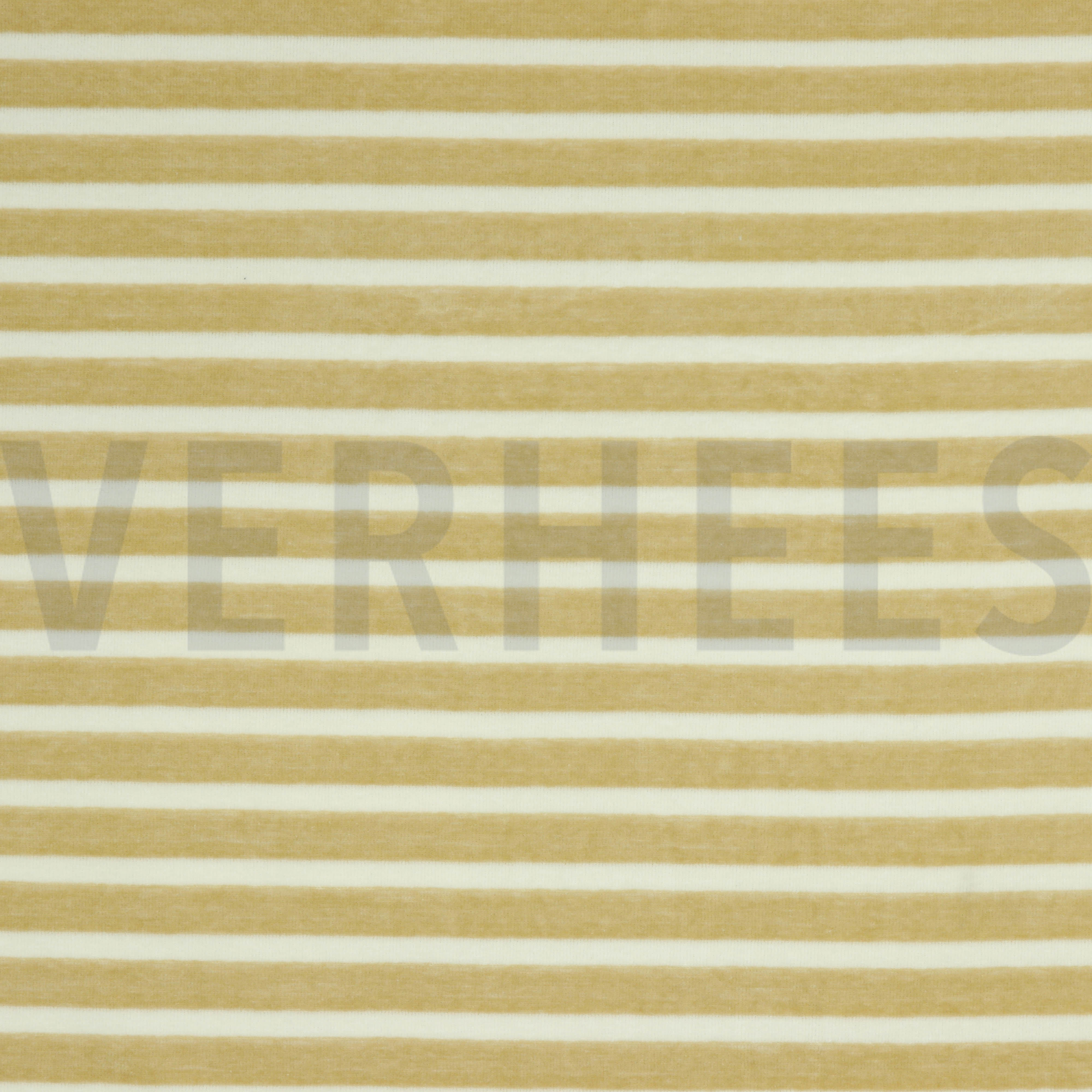 NICKY VELOURS GARENGEVERFD STREPEN ZAND/ECRU (high resolution)