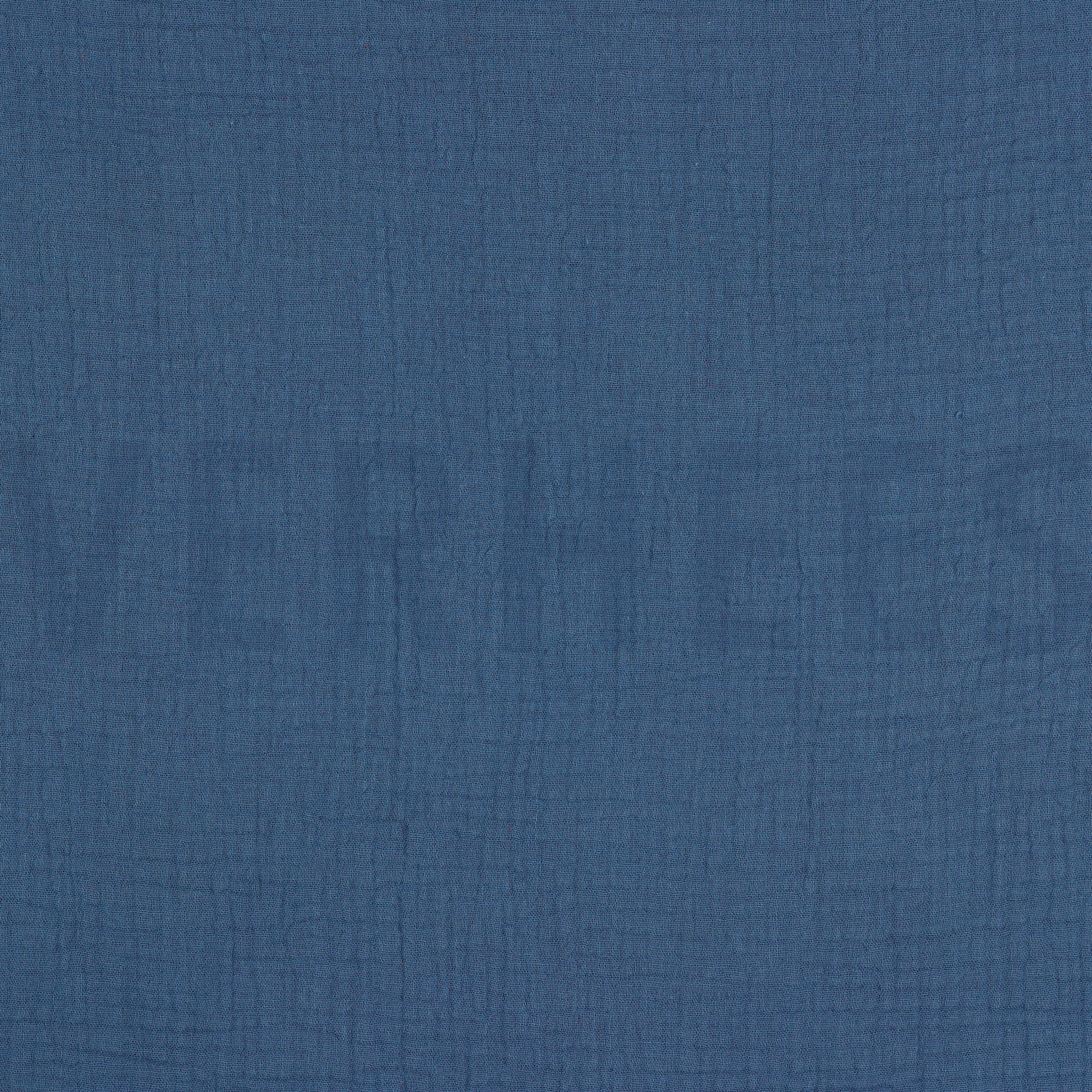 DOUBLE GAZE DE COTON GOTS JEAN BLEU (high resolution)