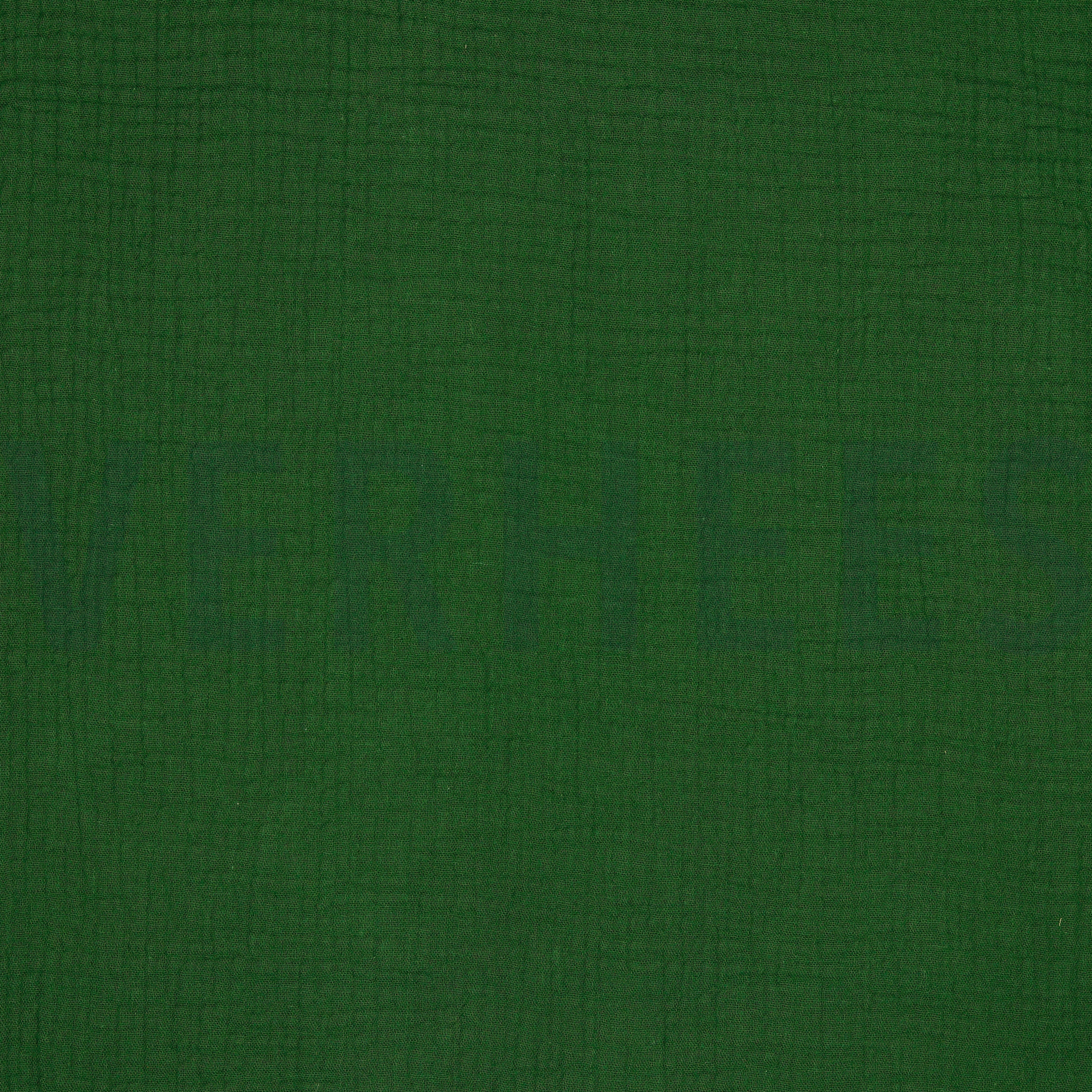 MUSSELIN GOTS DUNKELGRÜN (high resolution)