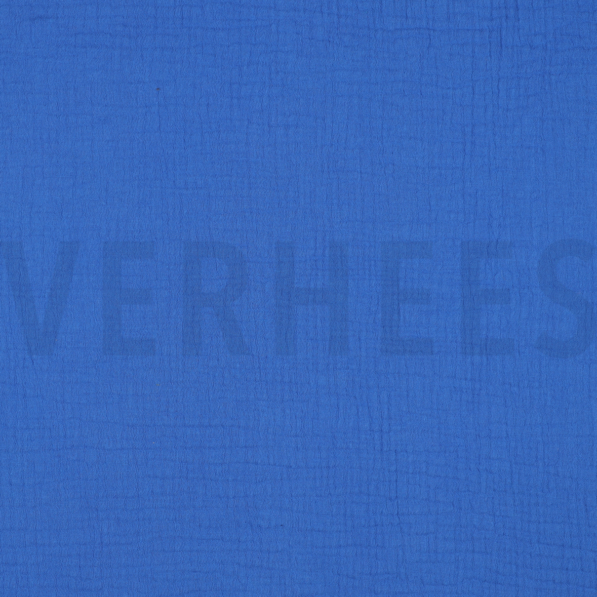 DOUBLE GAUZE GOTS KOBALTBLAUW (high resolution)